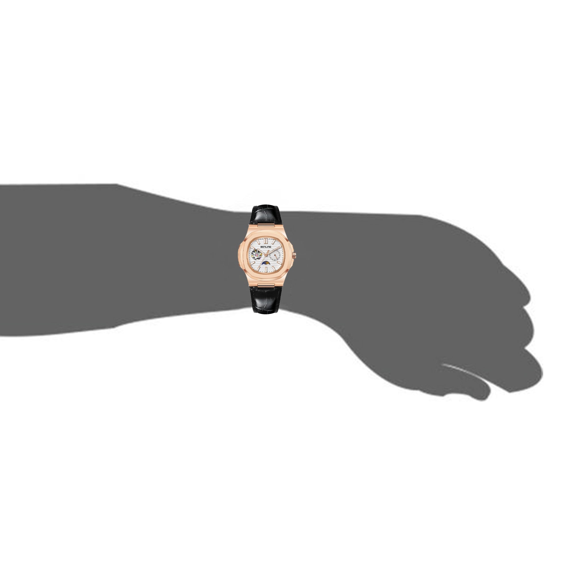 Benling Regalia Series – Open Heart Dial with Moonphase