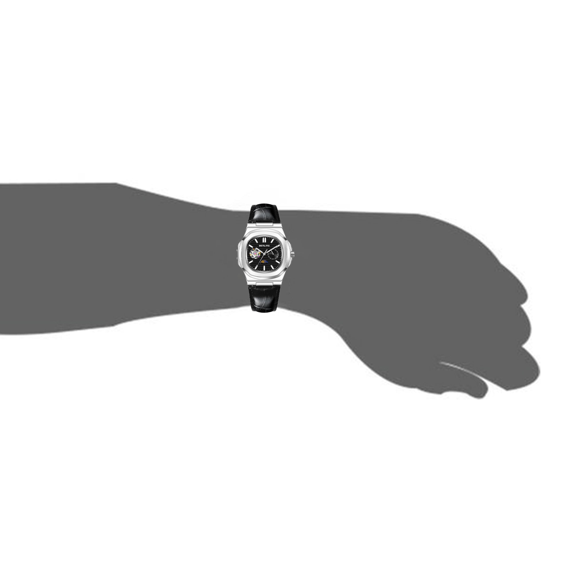 Benling Regalia Series – Open Heart Dial with Moonphase