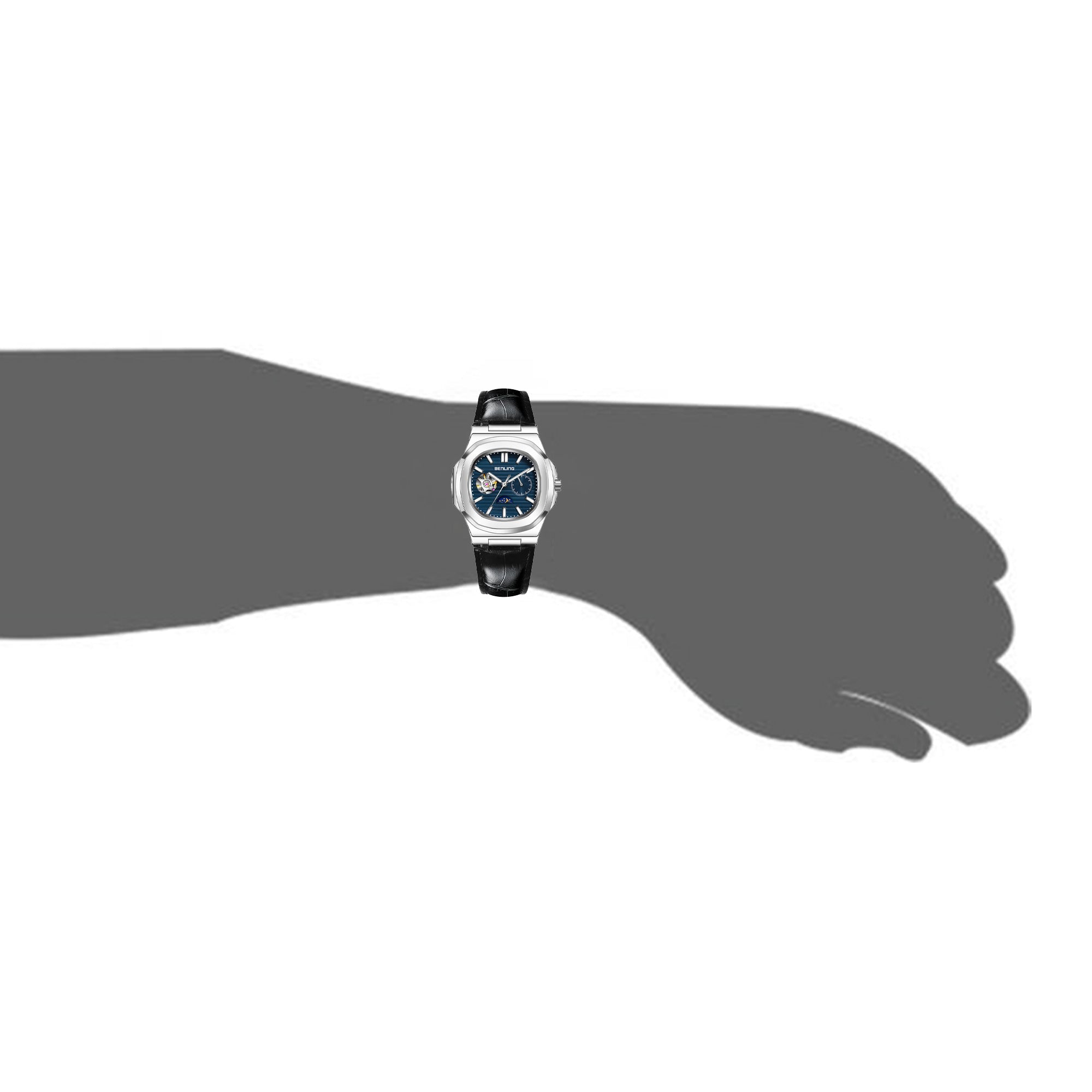 Benling Regalia Series – Open Heart Dial with Moonphase