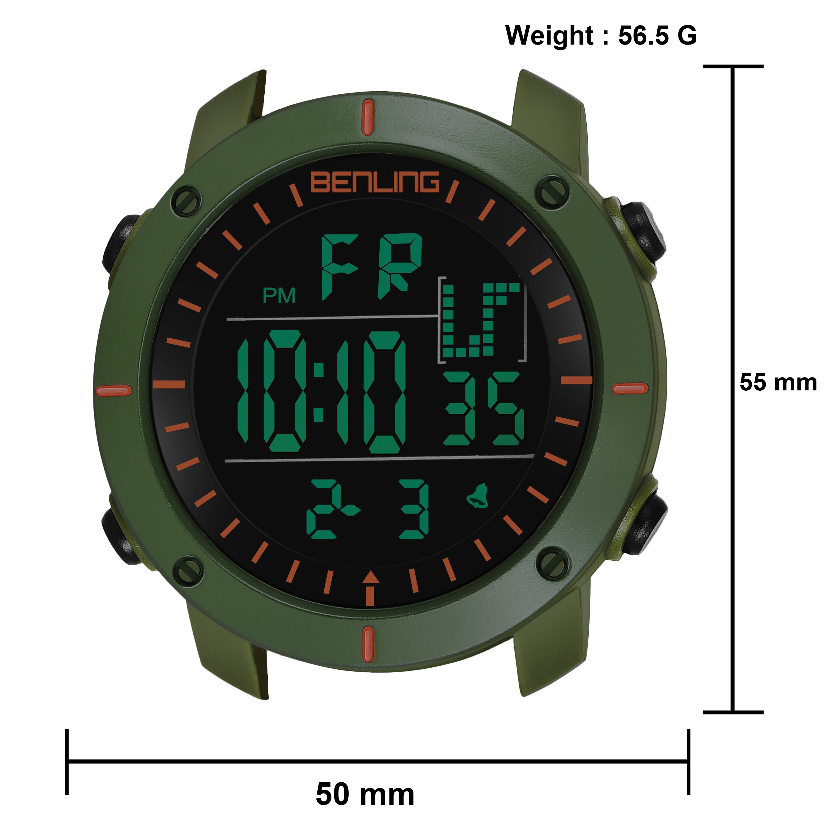 Benling Defender Digital Watch for Men - Multifunctional Watch