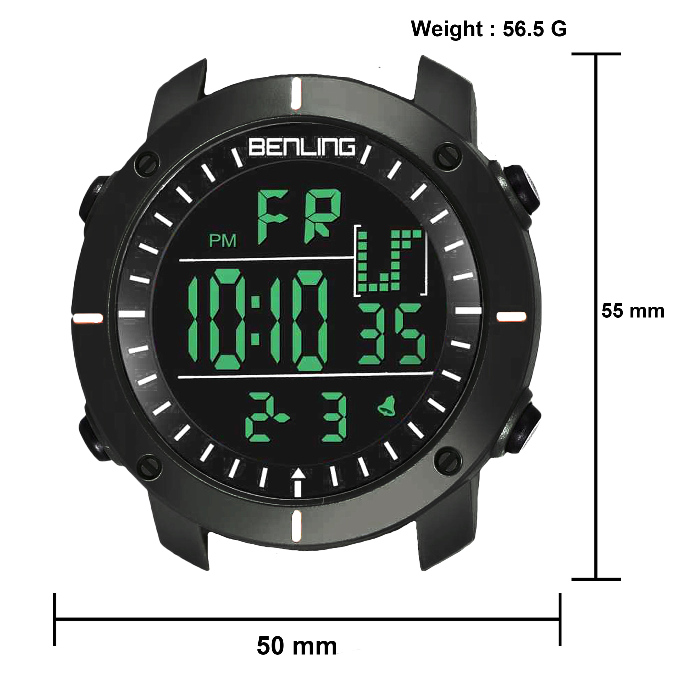 Benling Defender Digital Watch for Men - Multifunctional Watch