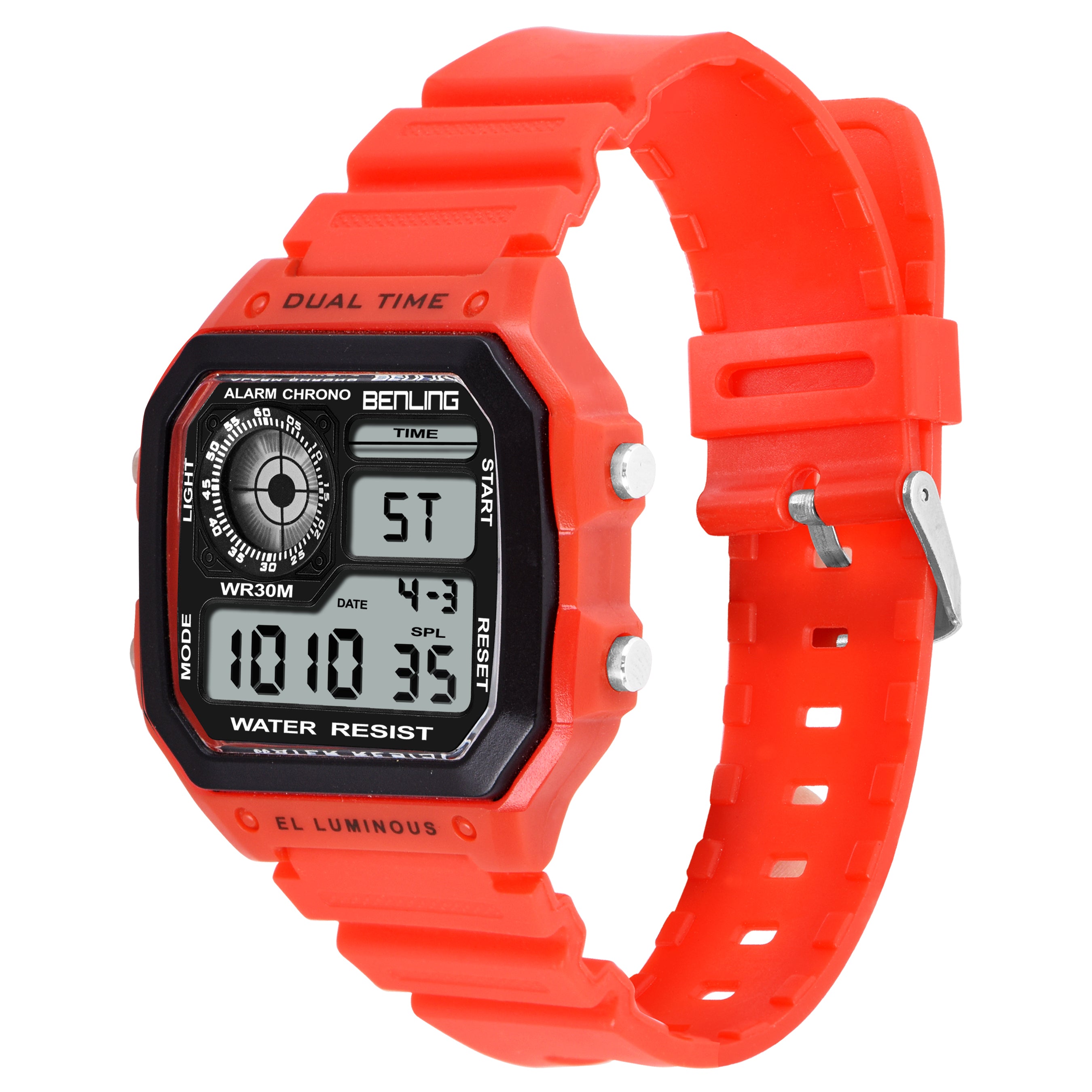 Benling Classic Era BL-1002 Digital Watch for Men - Multifunctional Watch