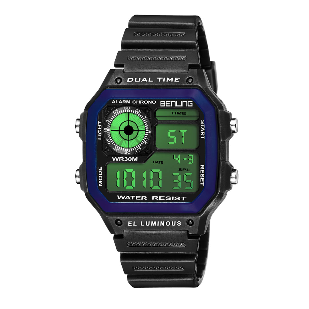 Benling Classic Era BL-1002 Digital Watch for Men - Multifunctional Watch Benling