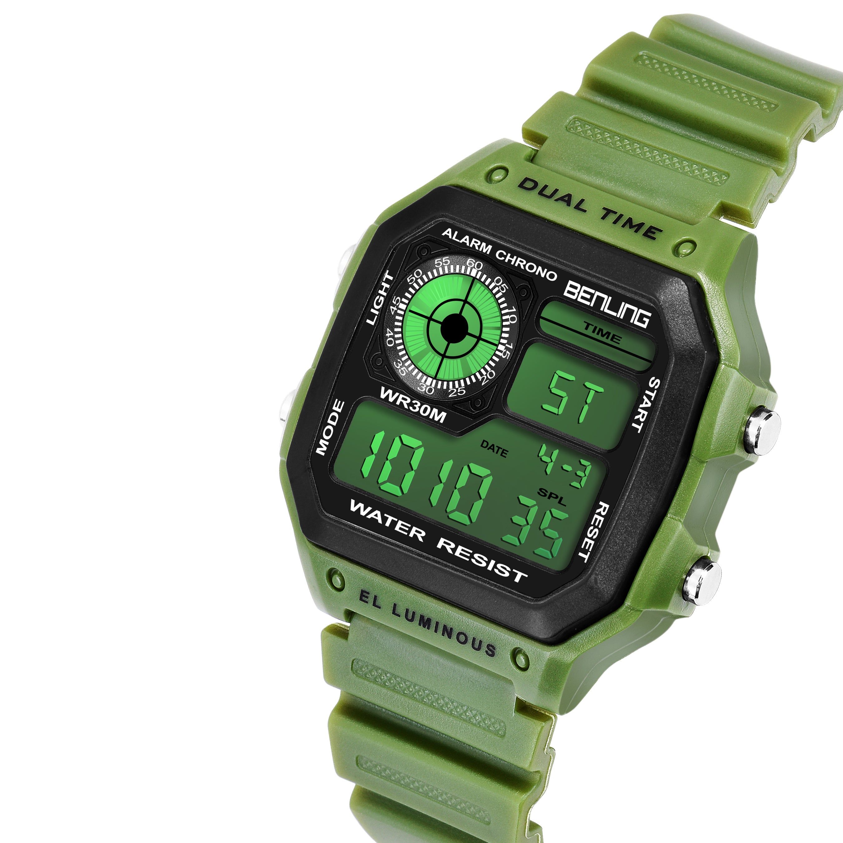 Benling Classic Era BL-1002 Digital Watch for Men - Multifunctional Watch