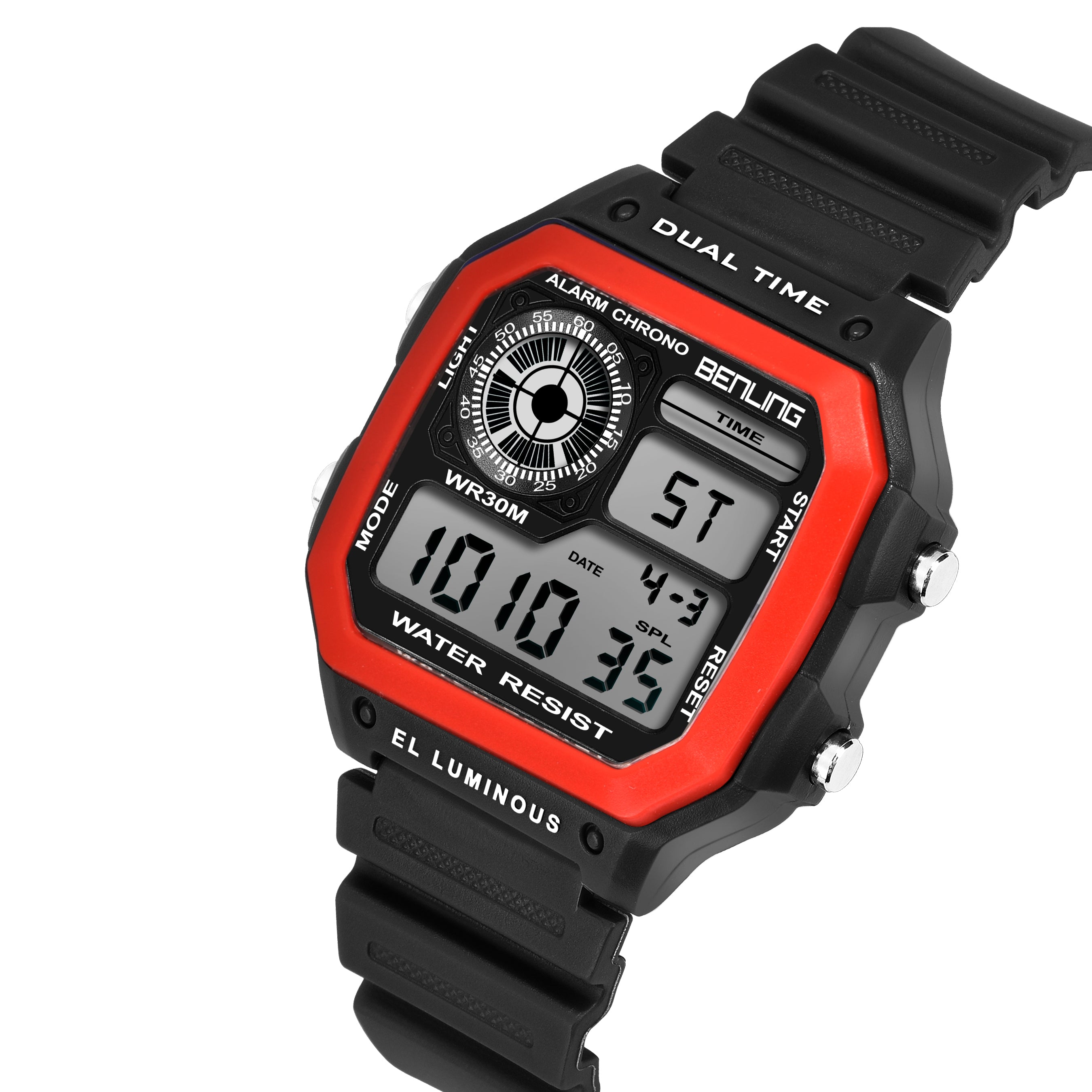 Benling Classic Era BL-1002 Digital Watch for Men - Multifunctional Watch