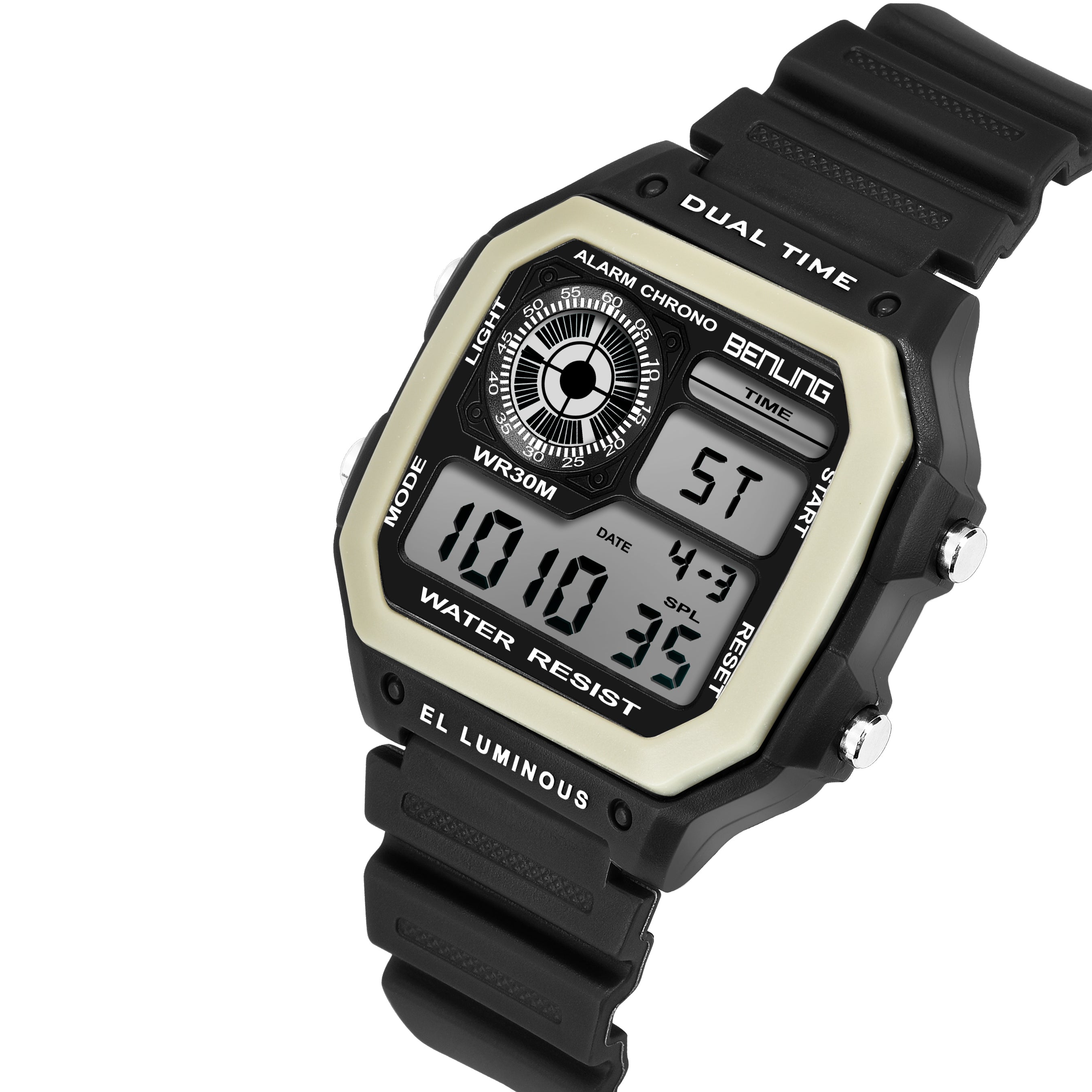 Benling Classic Era BL-1002 Digital Watch for Men - Multifunctional Watch