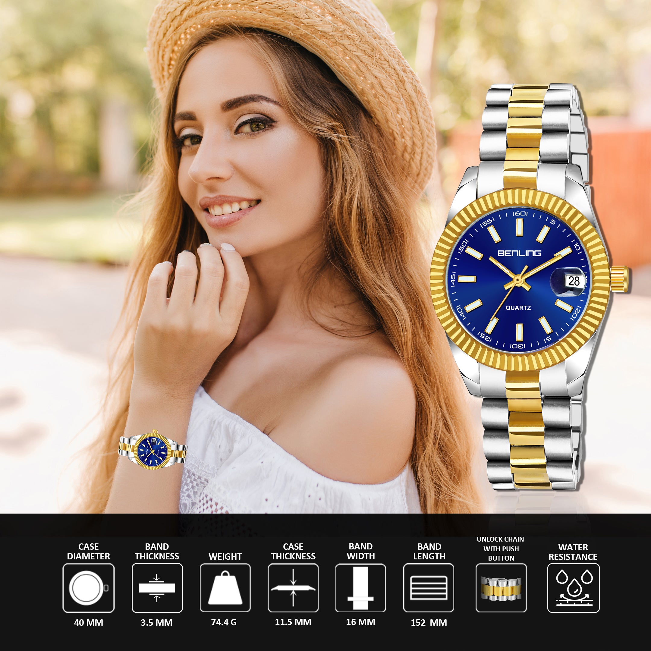 Benling Analogue Wrist Watch for Women