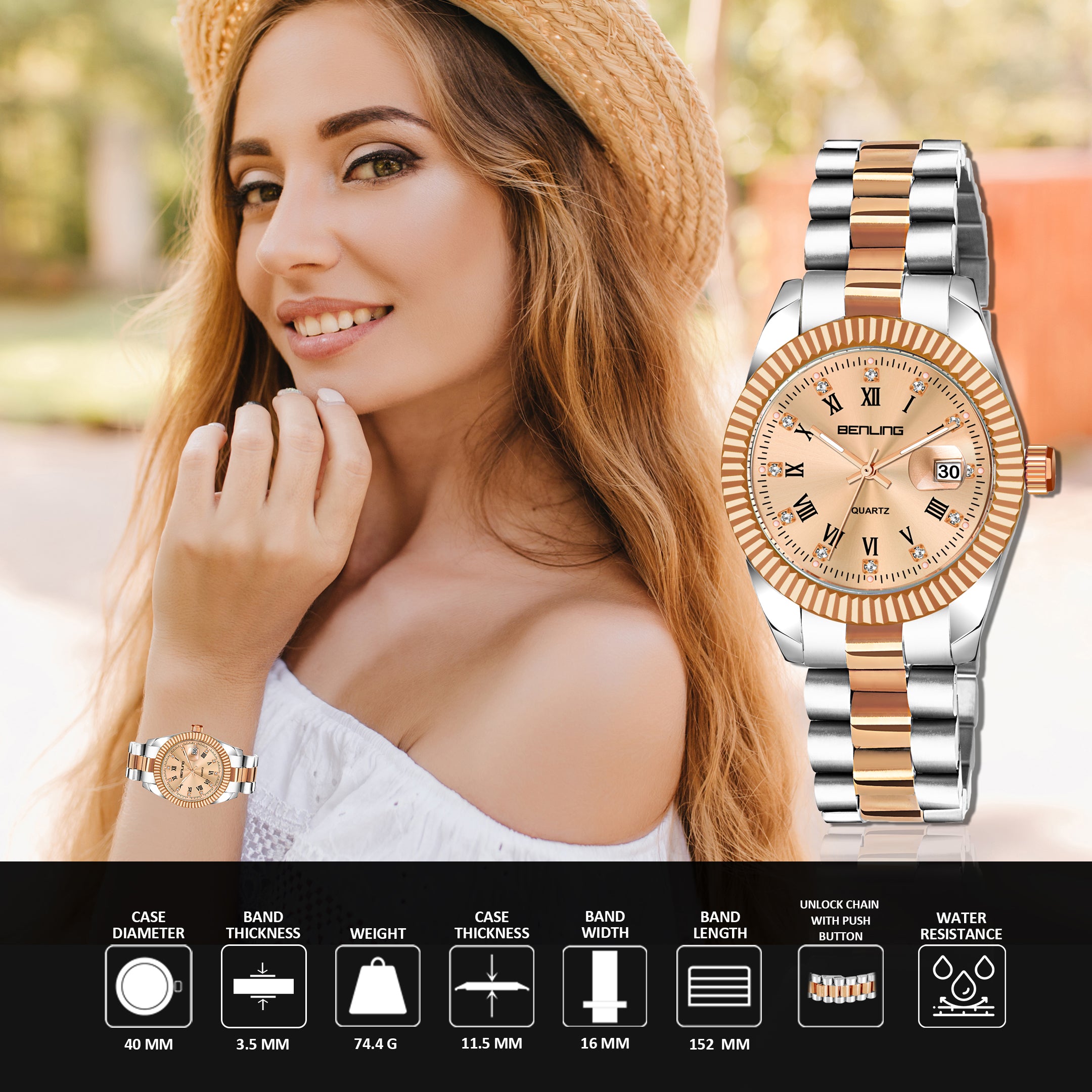 Benling Analogue Wrist Watch for Women