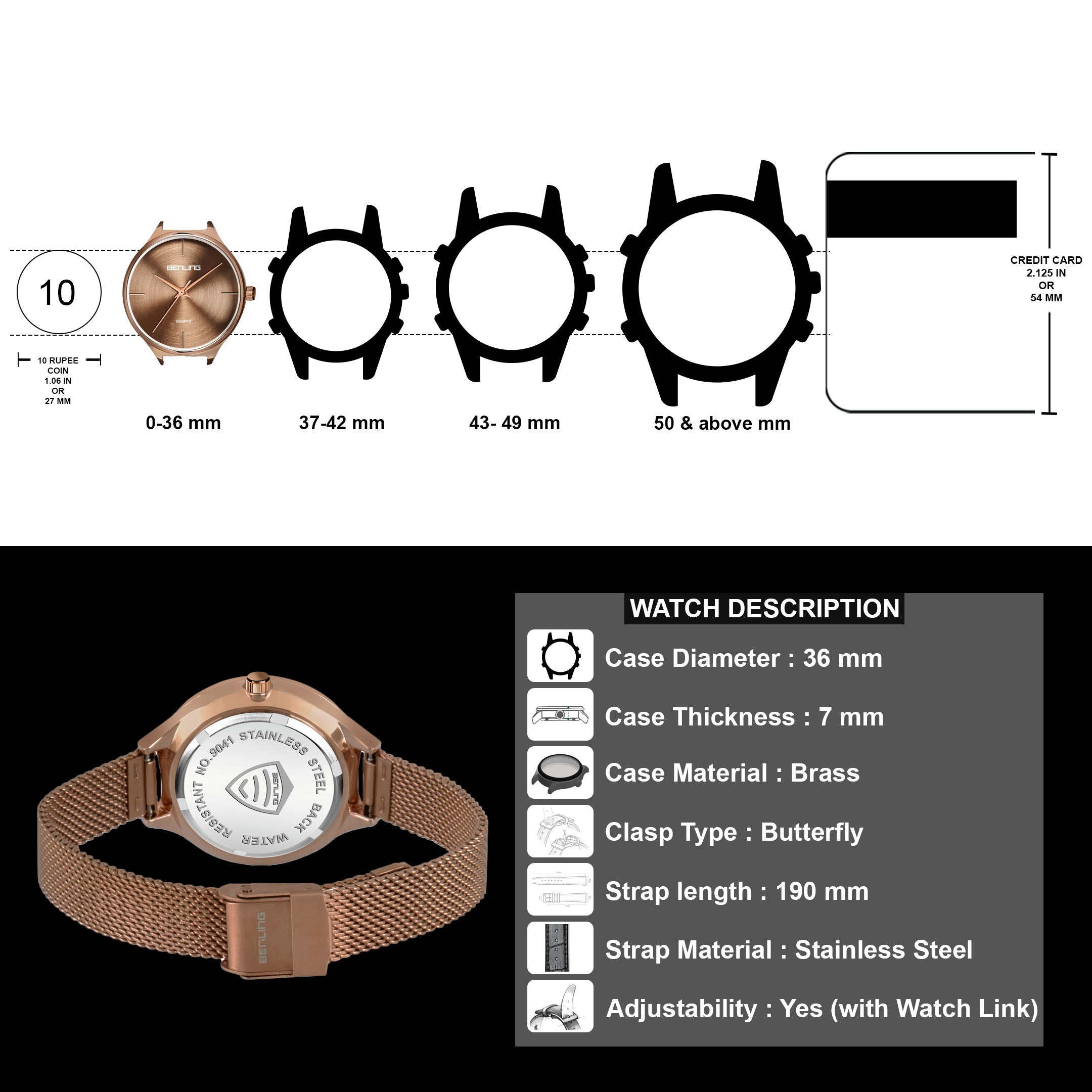 Benling BL-1017 Milanese Series Watch for Women