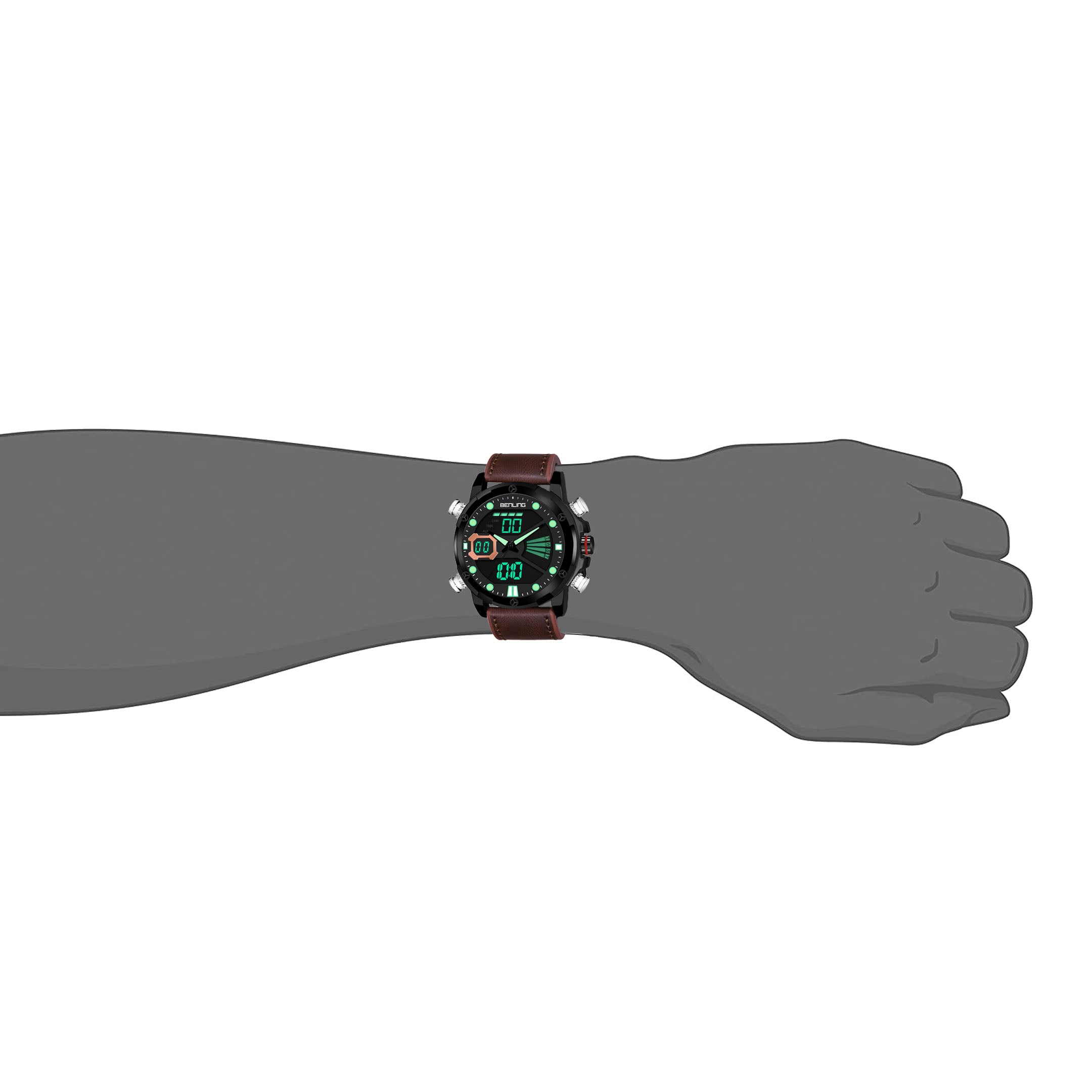 Benling Speedster Ana Digital Watch