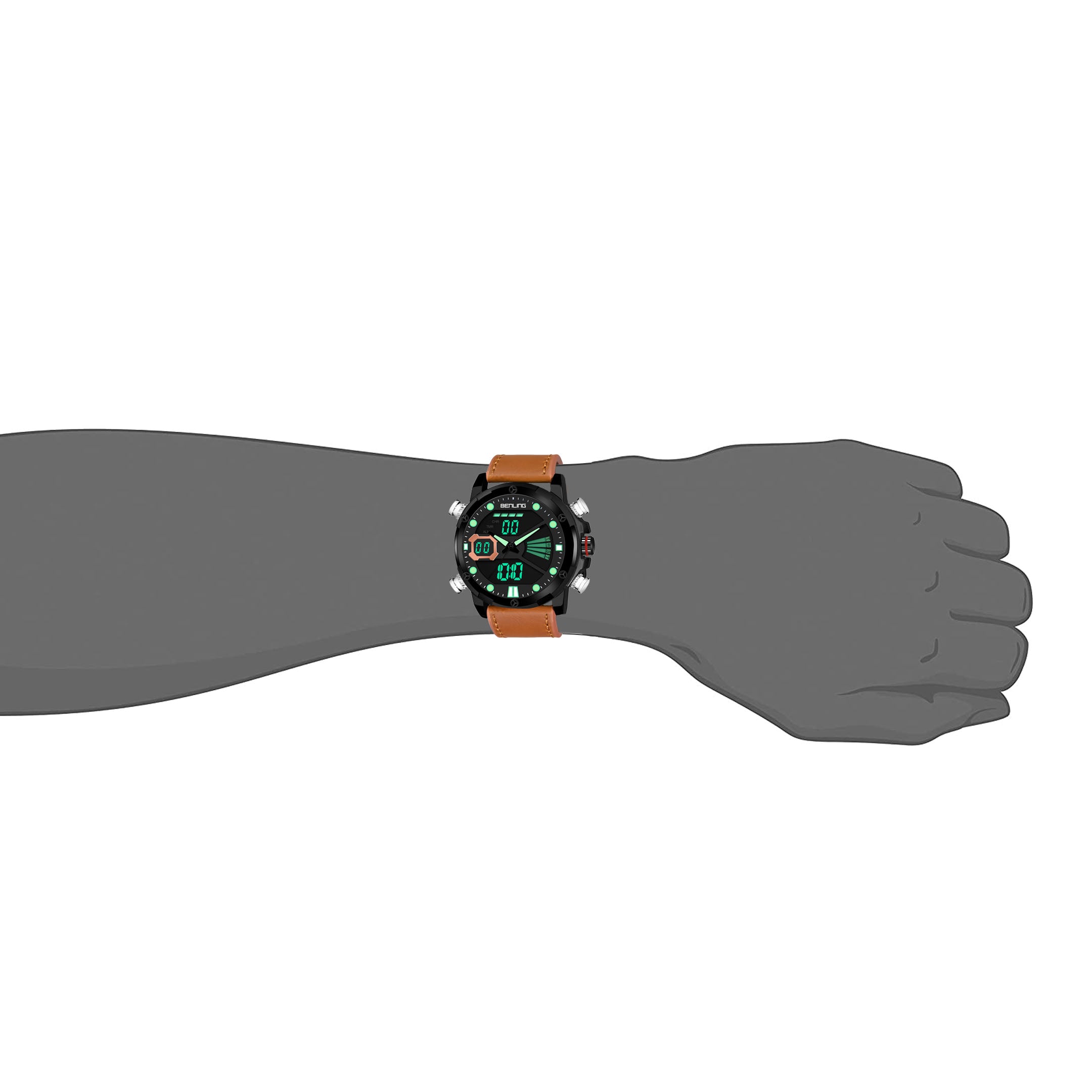 Benling Speedster Ana Digital Watch