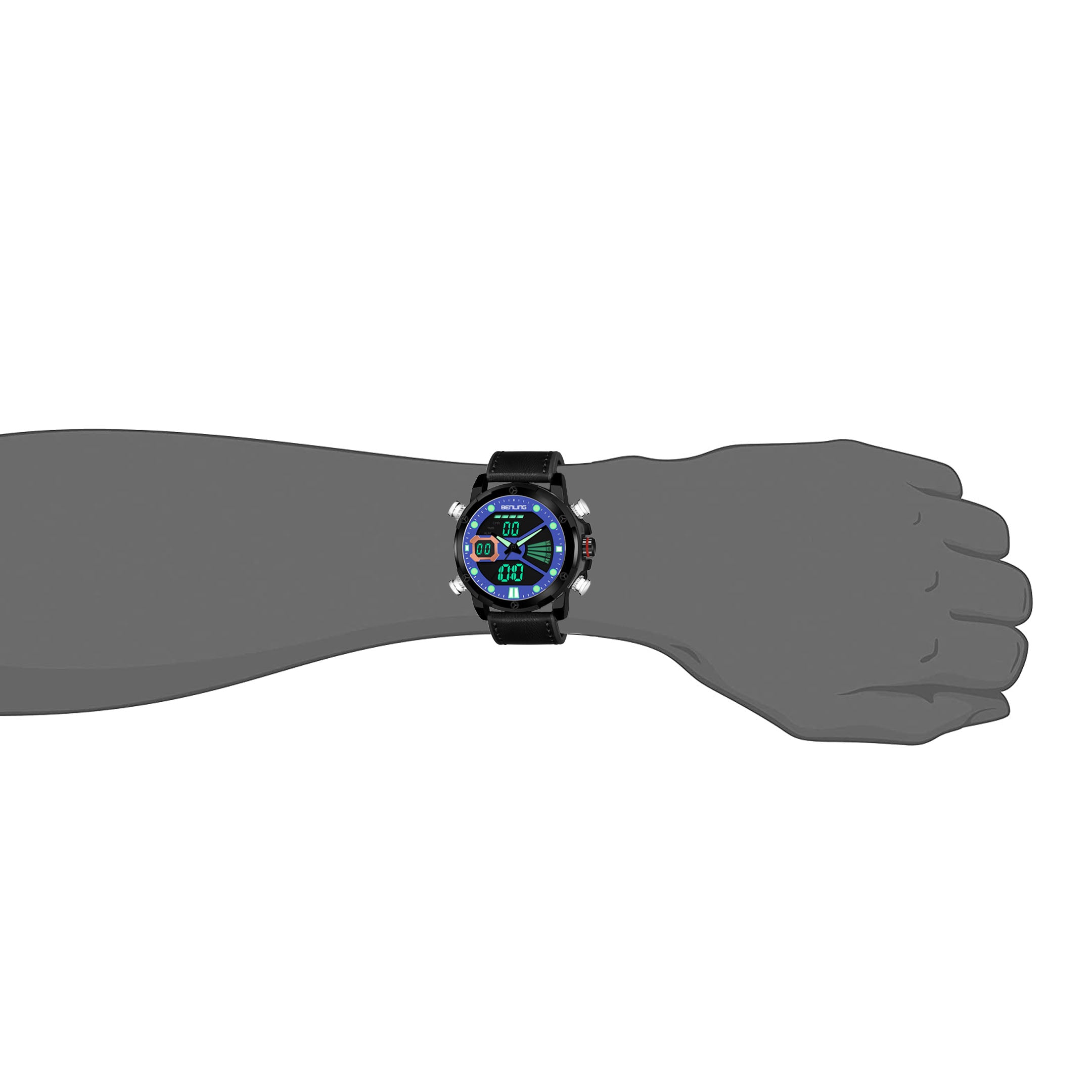 Benling Speedster Ana Digital Watch