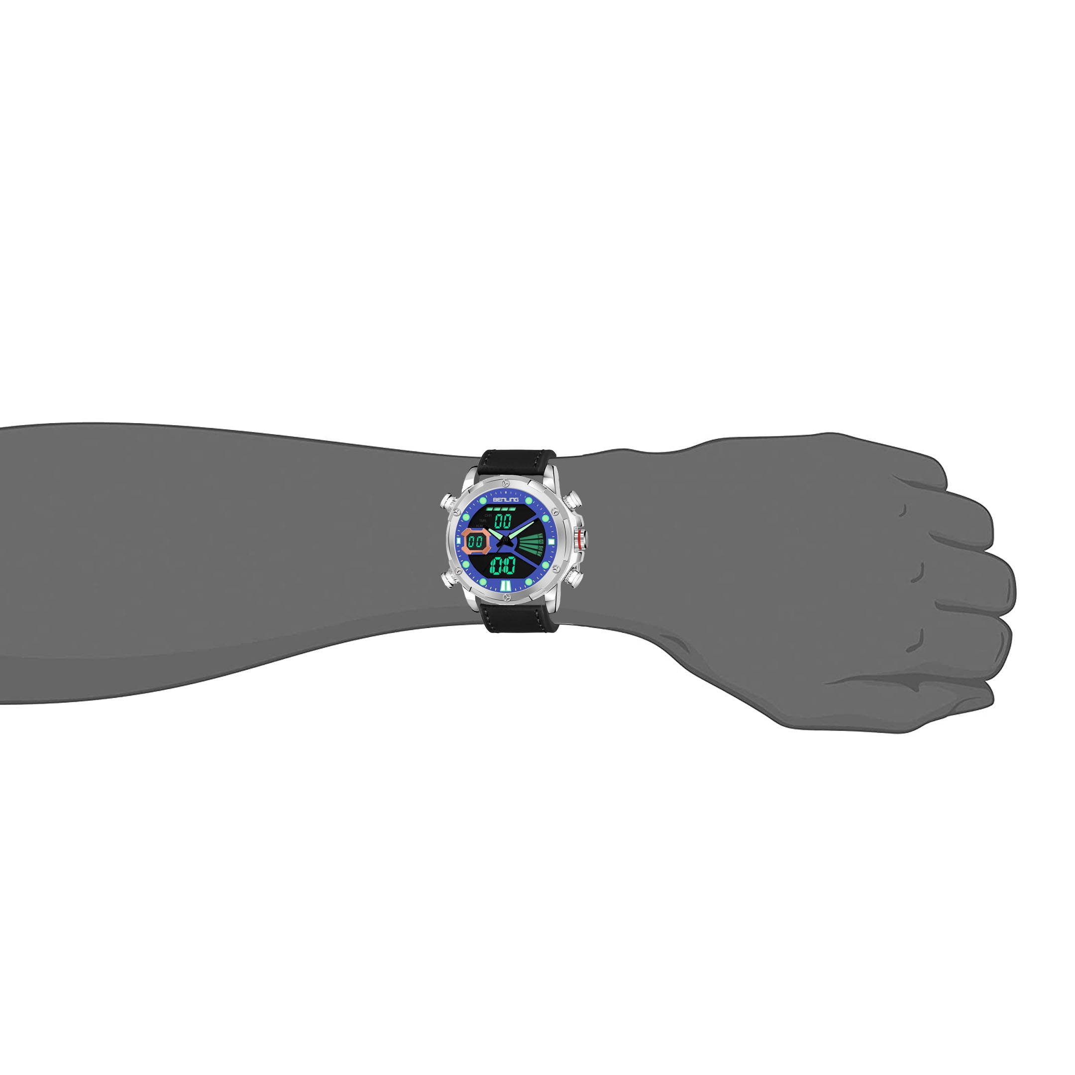 Benling Speedster Ana Digital Watch