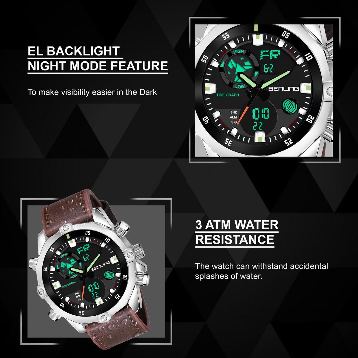 Benling Speedster Ana Digital Watch – BENLING BL-1021 My Store