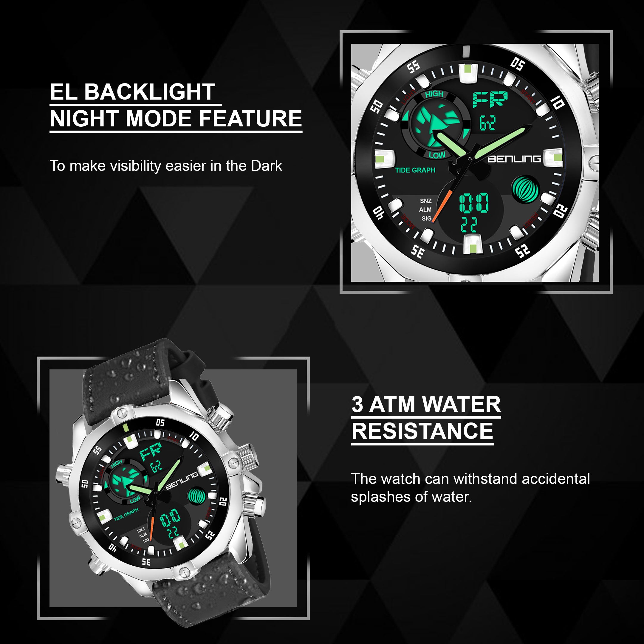 BL1021 Benling Speedster Ana Digital Watch