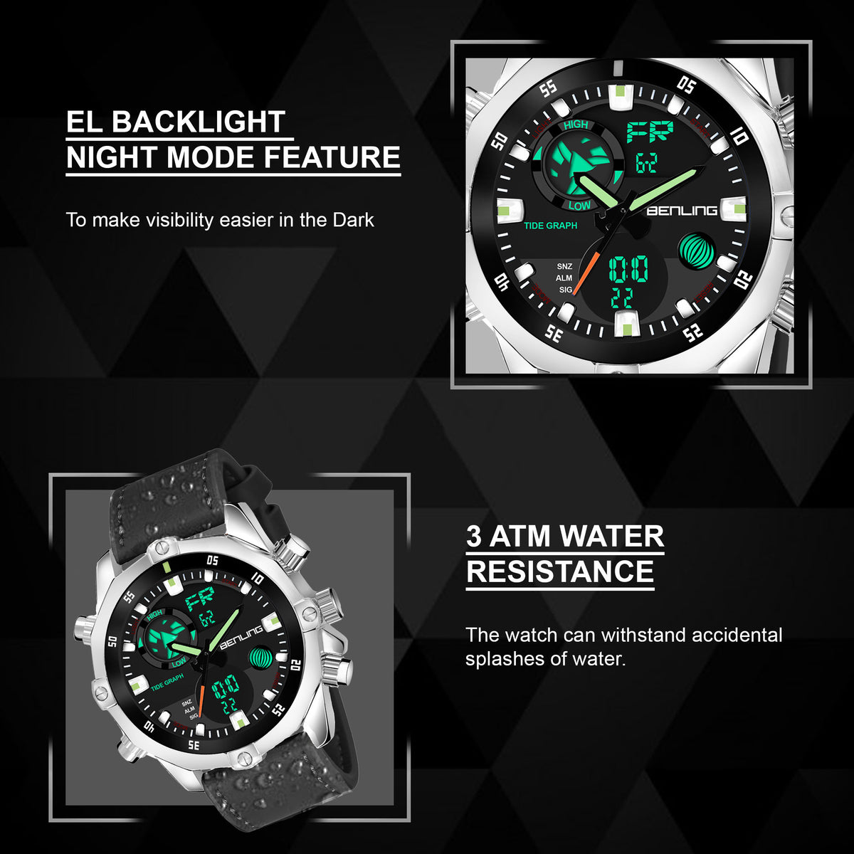 Benling Speedster Ana Digital Watch – BENLING BL-1021 My Store