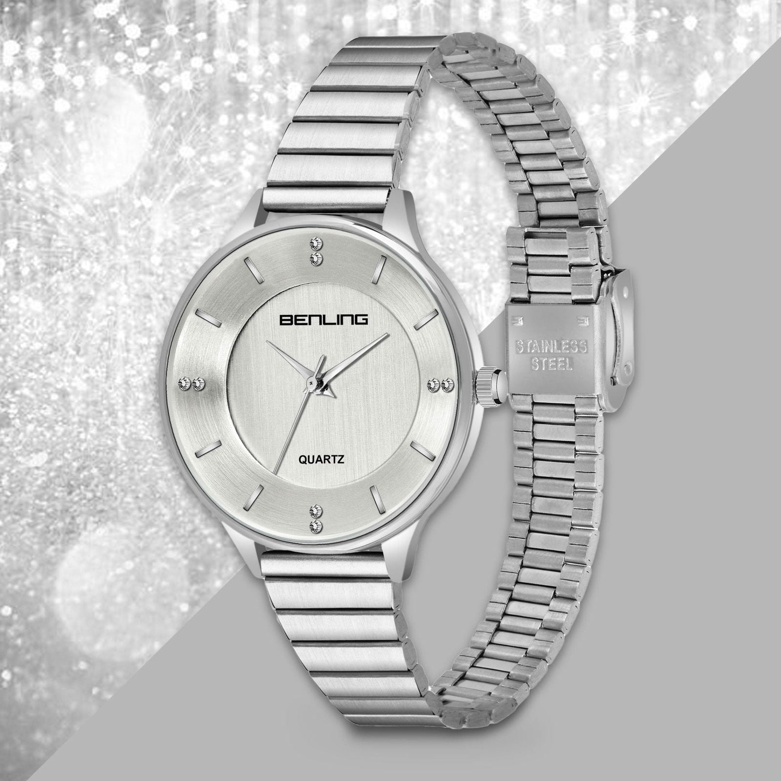 BL-1022-Analog Watch Stainless Steel Long Lasting for Girls | Women