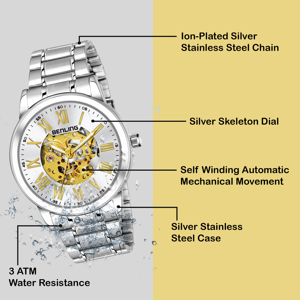 Benling Enigma Automatic Watch - Iconic Collection My Store