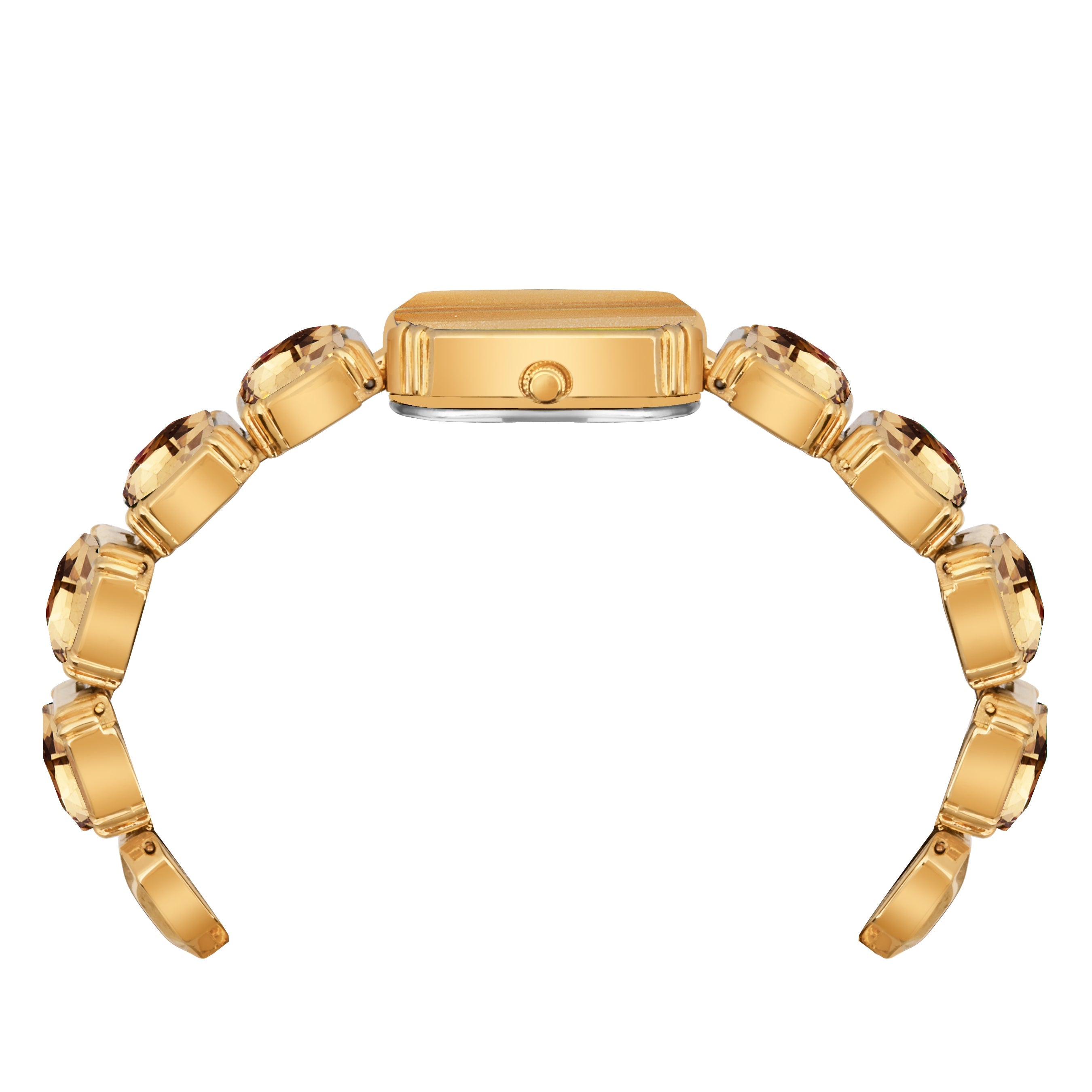 Benling Gift Set – Octagon Cut Bracelet Watch with Orange Pearl Box & Bracelet