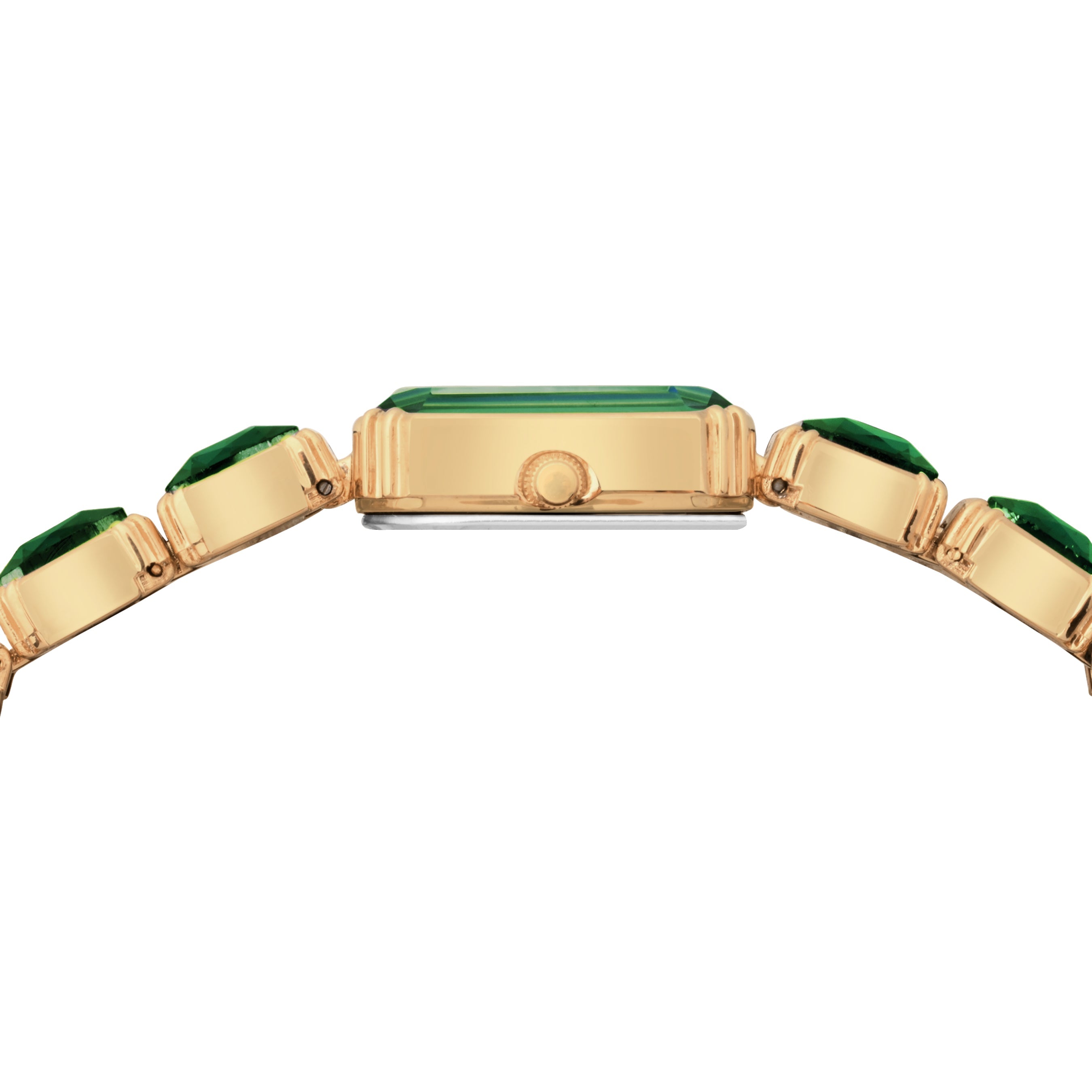 Benling Gift Set – Octagon Cut Bracelet Watch with Orange Pearl Box & Bracelet