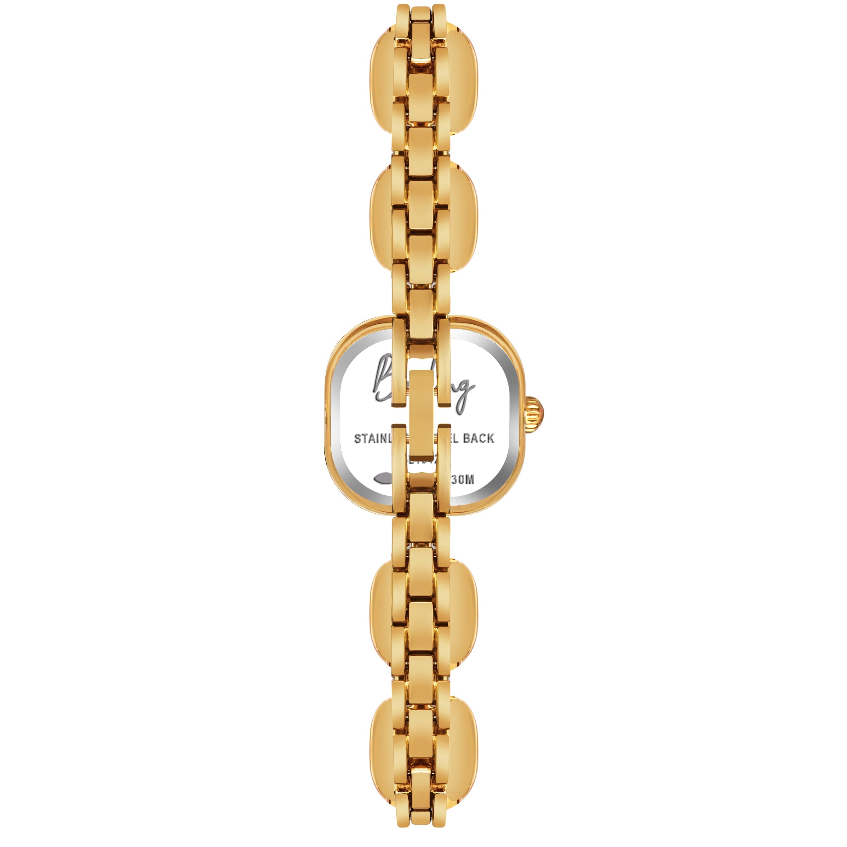 Benling Women's Quartz Watch with Gold Bracelet and Crystal Accents My Store