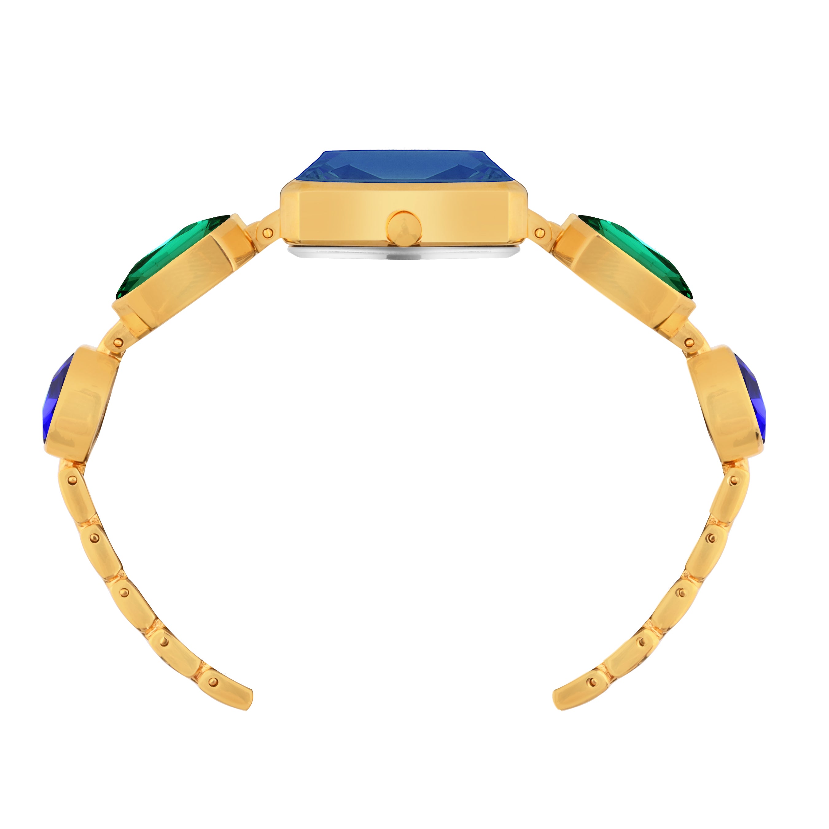 Benling Square Gemstone Dial Watch - Luxurious Wrist Watch for Women