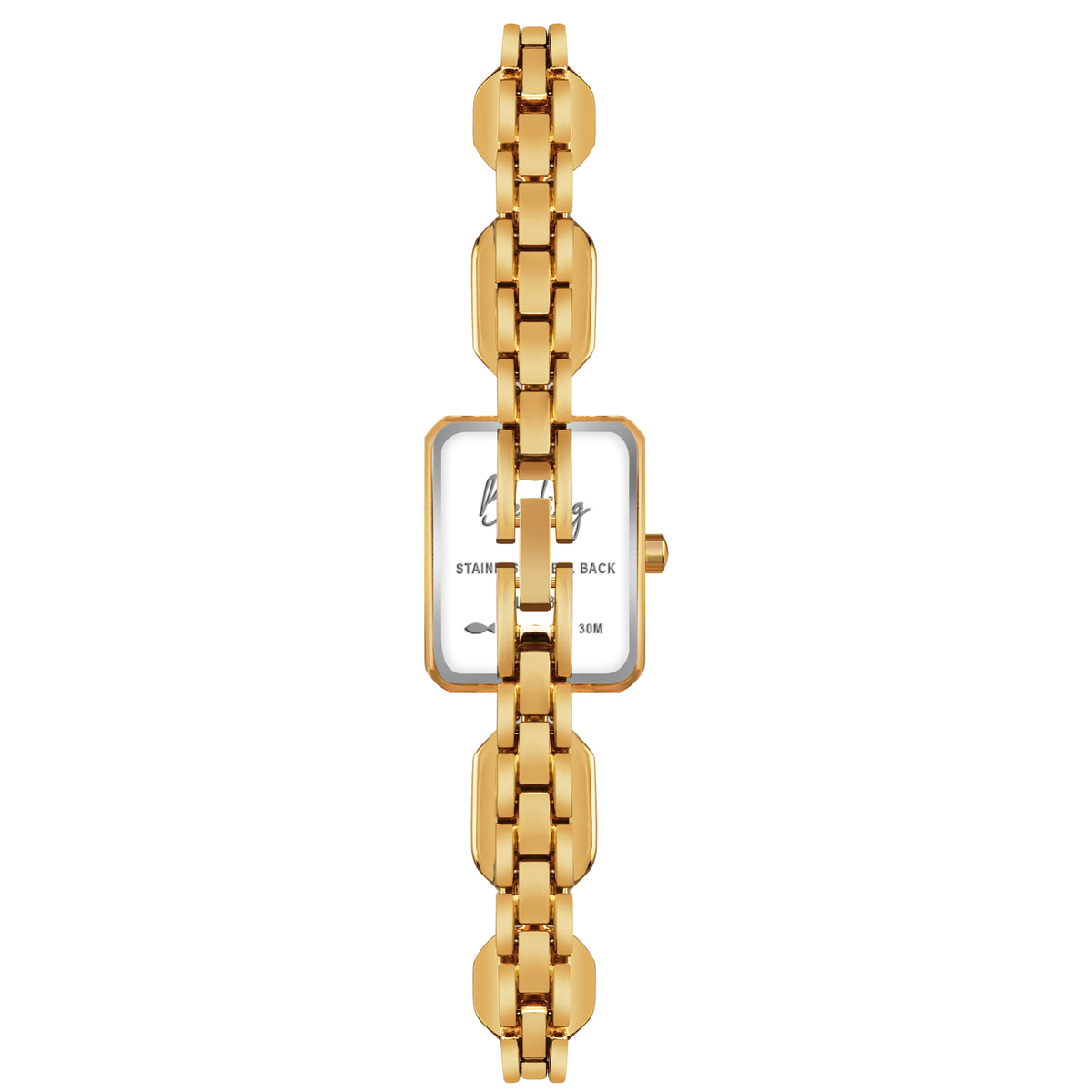 BL1043 Benling Square Gemstone Dial Watch - Luxurious Wrist Watch for Women Benling