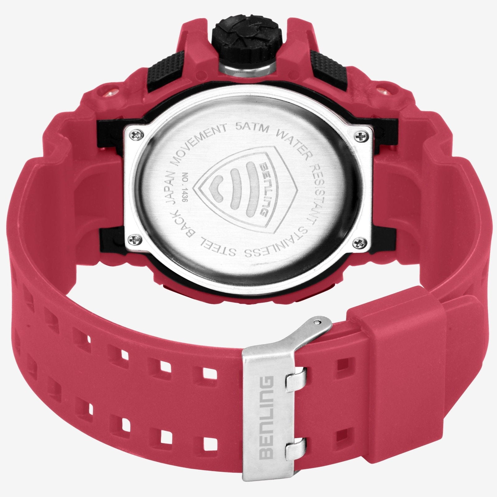 Benling Affordable and Durable Ana-Digital Watch with EL Backlight-SKBLANDG-6005