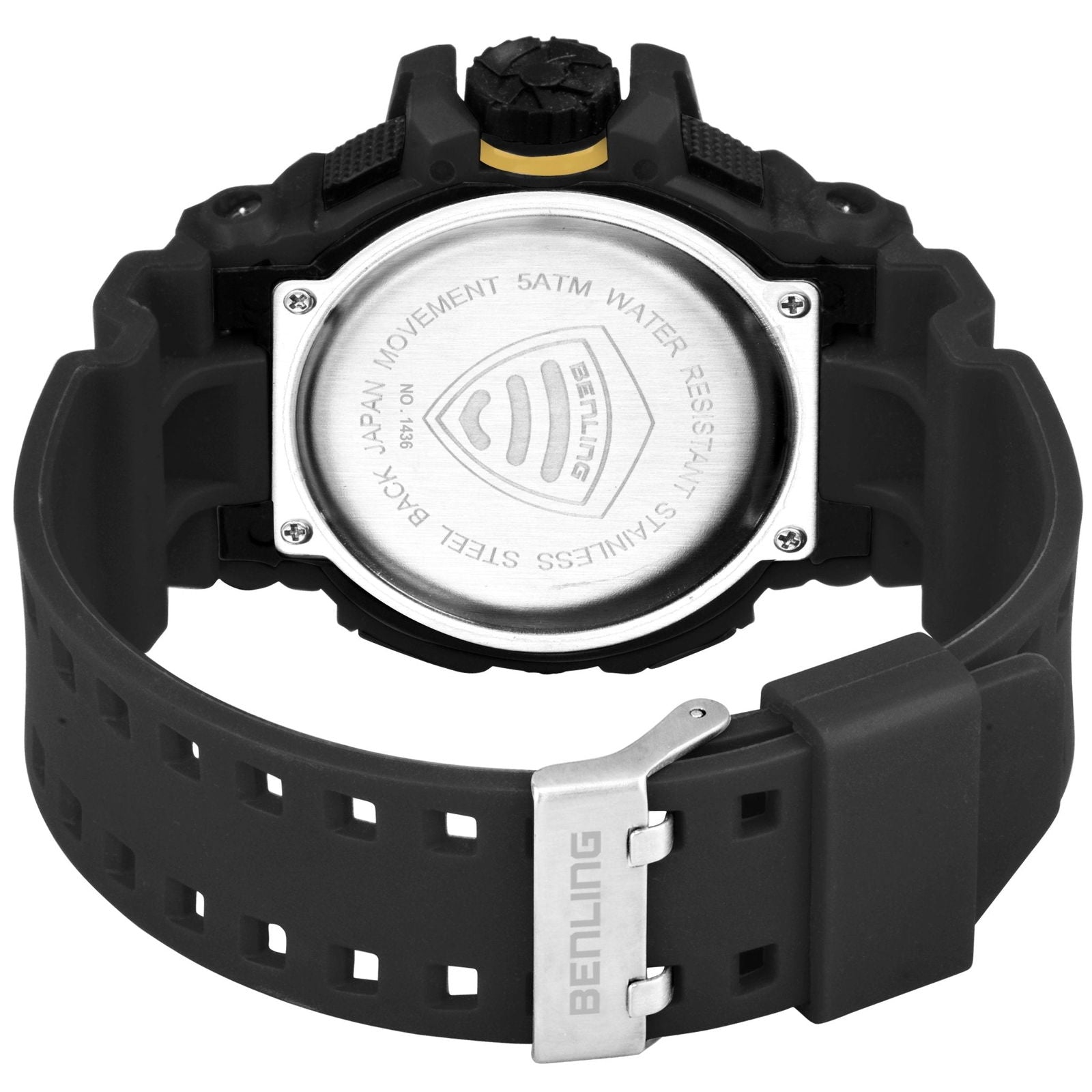 Benling Affordable and Durable Ana-Digital Watch with EL Backlight-SKBLANDG-6005