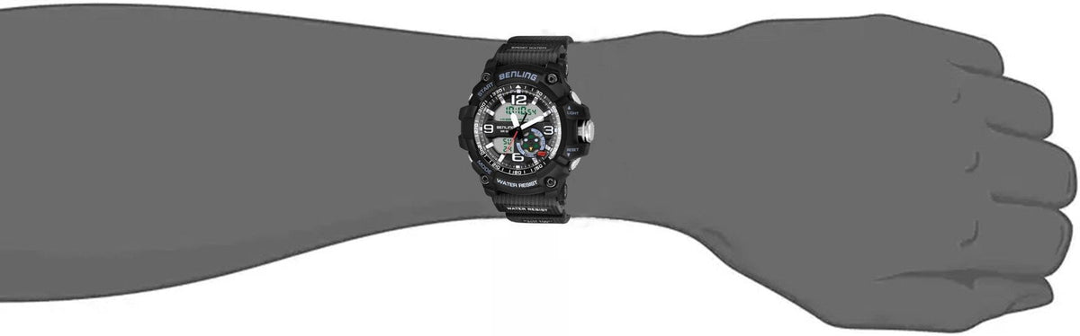 Benling Analog Digital Watch with EL Backlight – SKBLANDG-6006 - Benling