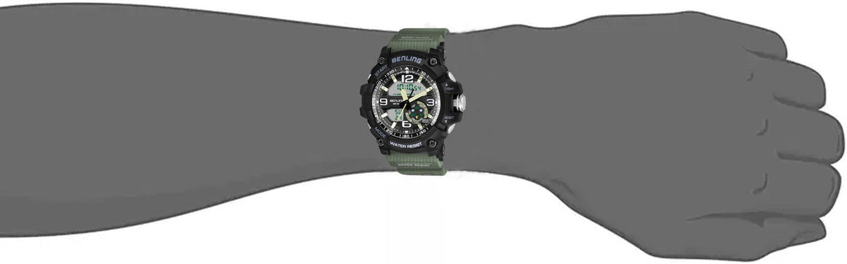 Benling Analog Digital Watch with EL Backlight – SKBLANDG-6006 - Benling
