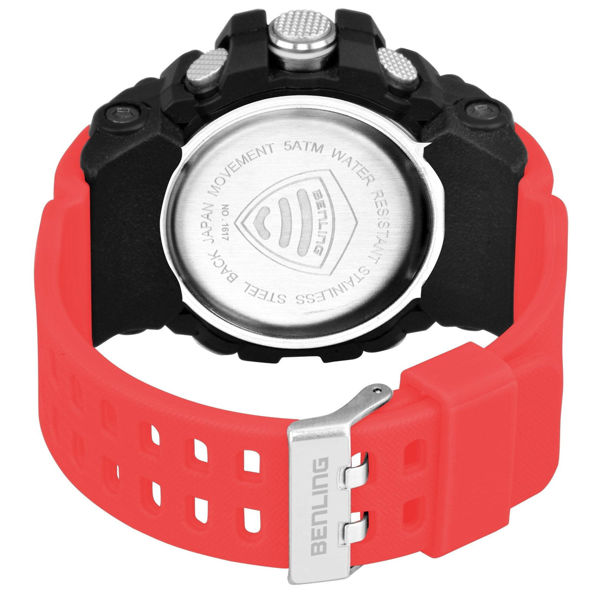 Benling Analog Digital Watch with EL Backlight – SKBLANDG-6006 - Benling