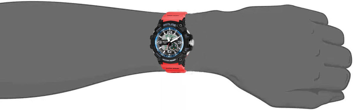 Benling Analog Digital Watch with EL Backlight – SKBLANDG-6006 - Benling