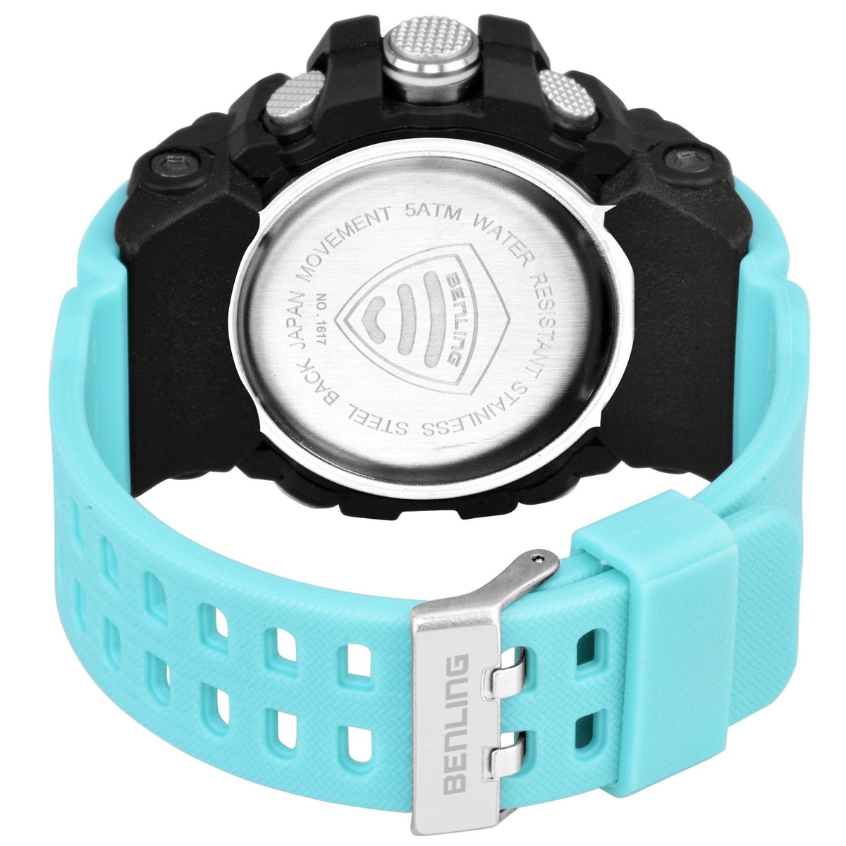Benling Analog Digital Watch with EL Backlight – SKBLANDG-6006 - Benling