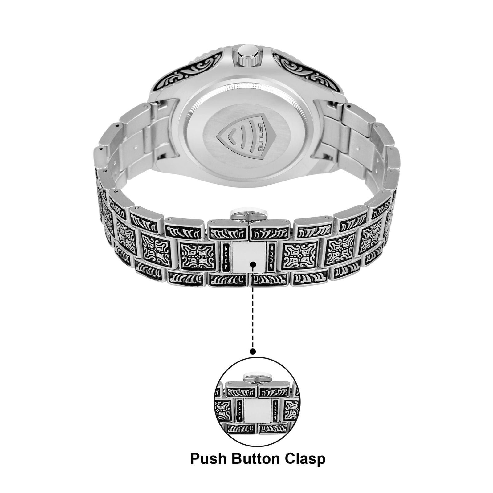 Benling BL-1019 Antique-Style Men's Watch with Date Display.