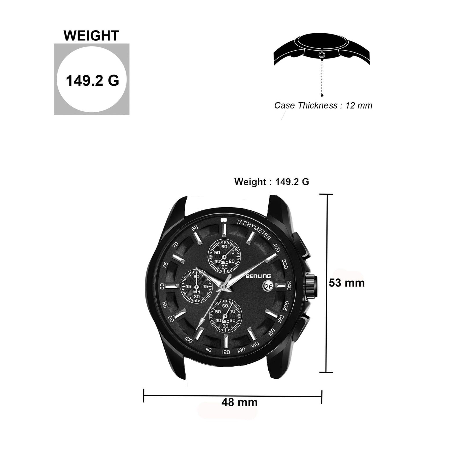 Benling ChronoMaster Watches for Men