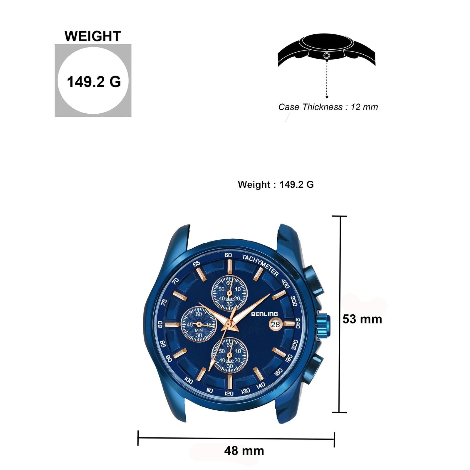 Benling ChronoMaster Watches for Men