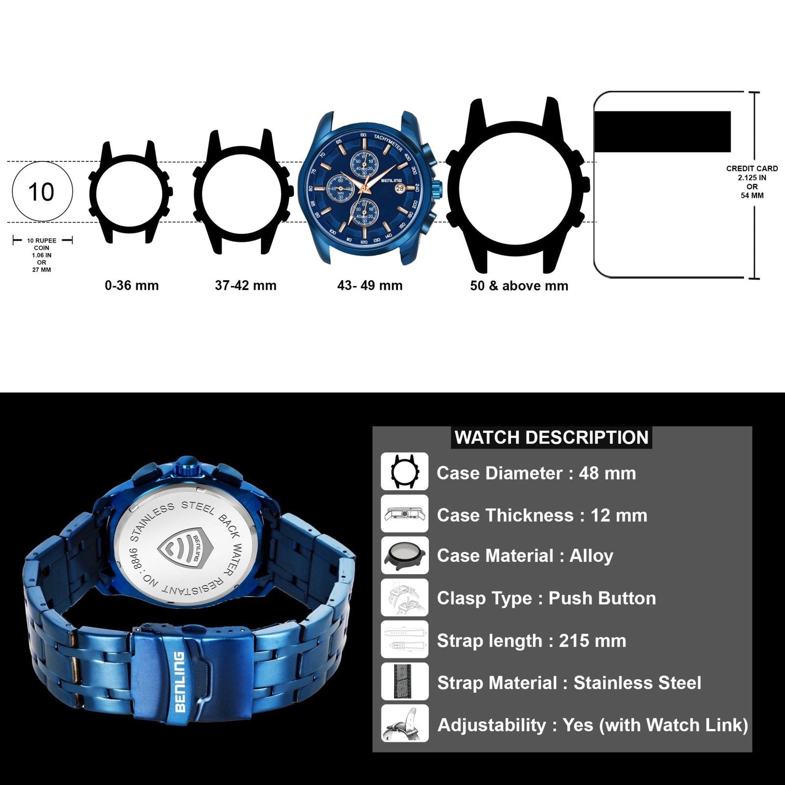 Benling ChronoMaster Watches for Men