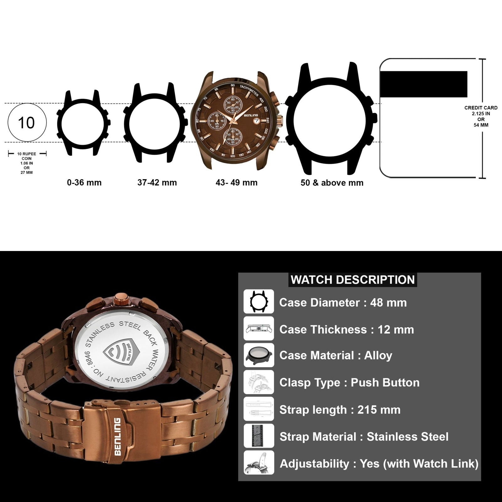 Benling ChronoMaster Watches for Men