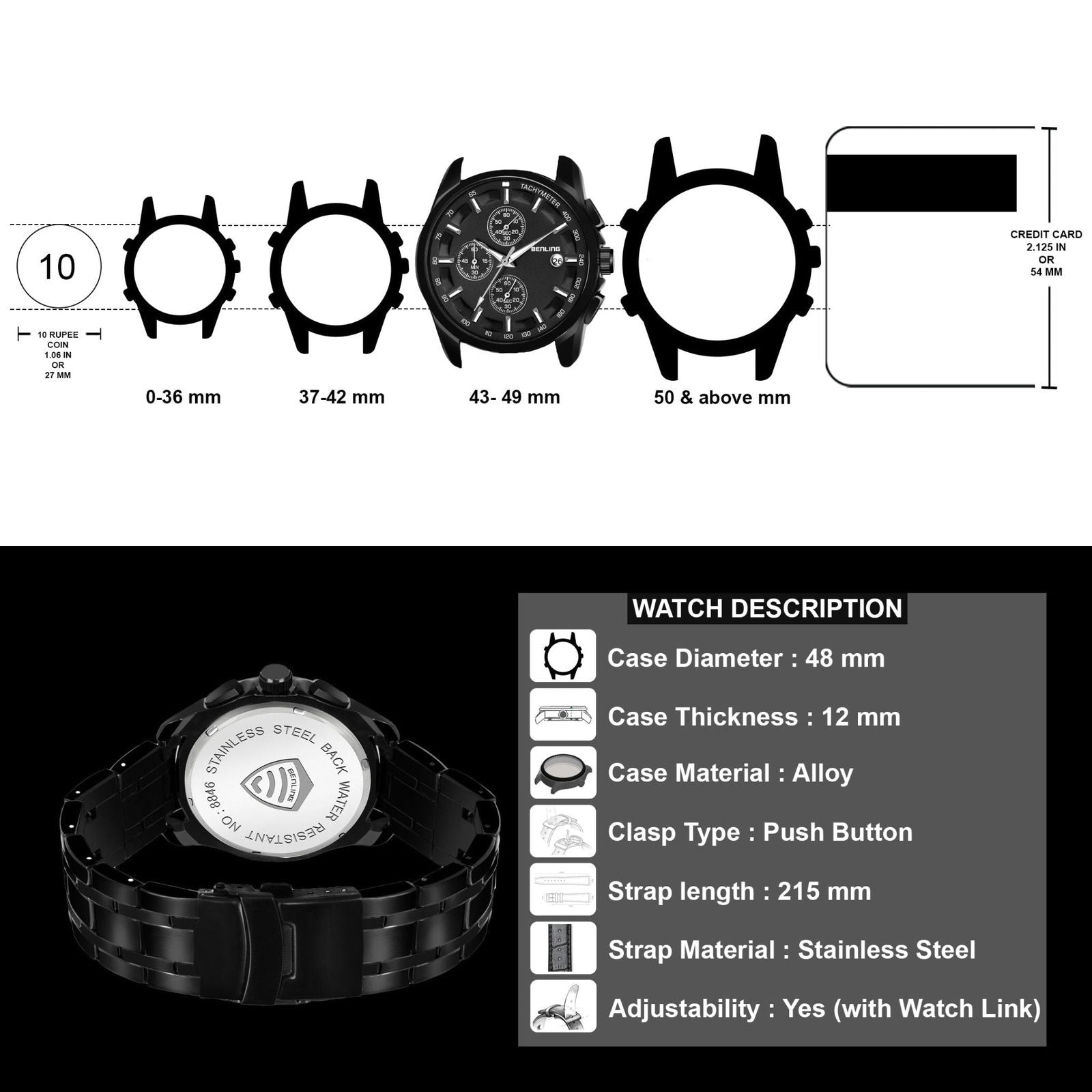 Benling ChronoMaster Watches for Men