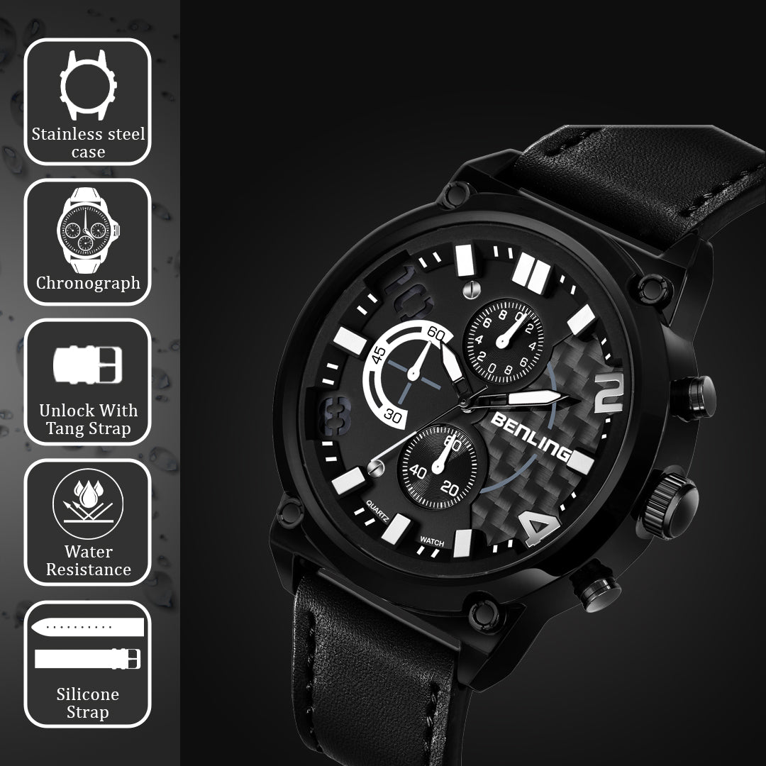 Benling Chronograph Series with Milanese Mesh Band Analog Watch