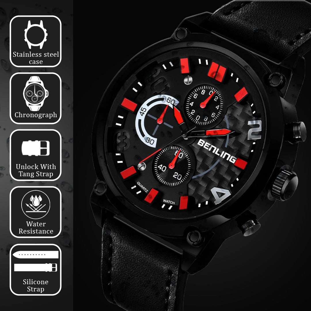 Benling Chronograph Series with Milanese Mesh Band Analog Watch