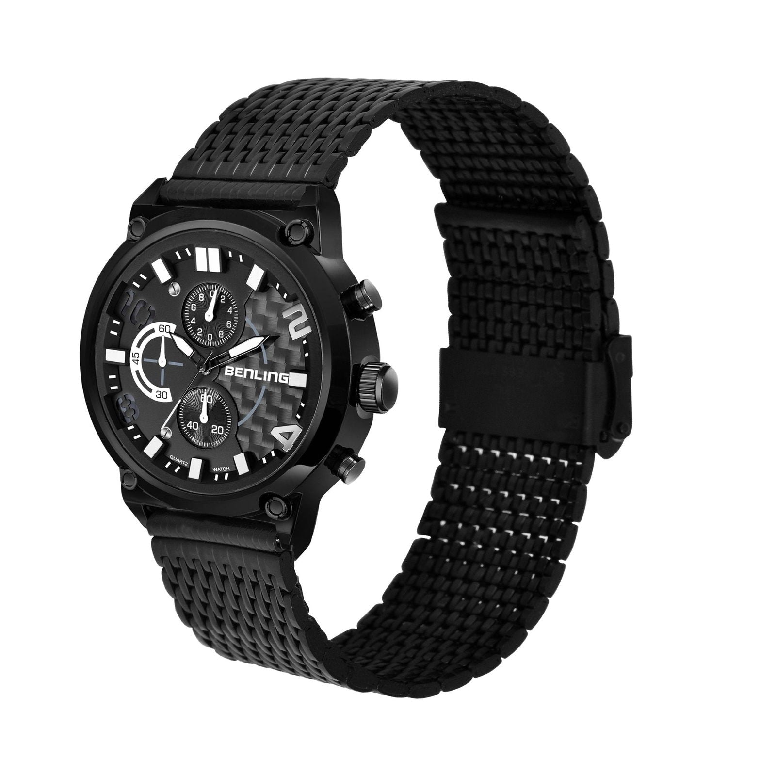 Benling Chronograph Series with Milanese Mesh Band Analog Watch