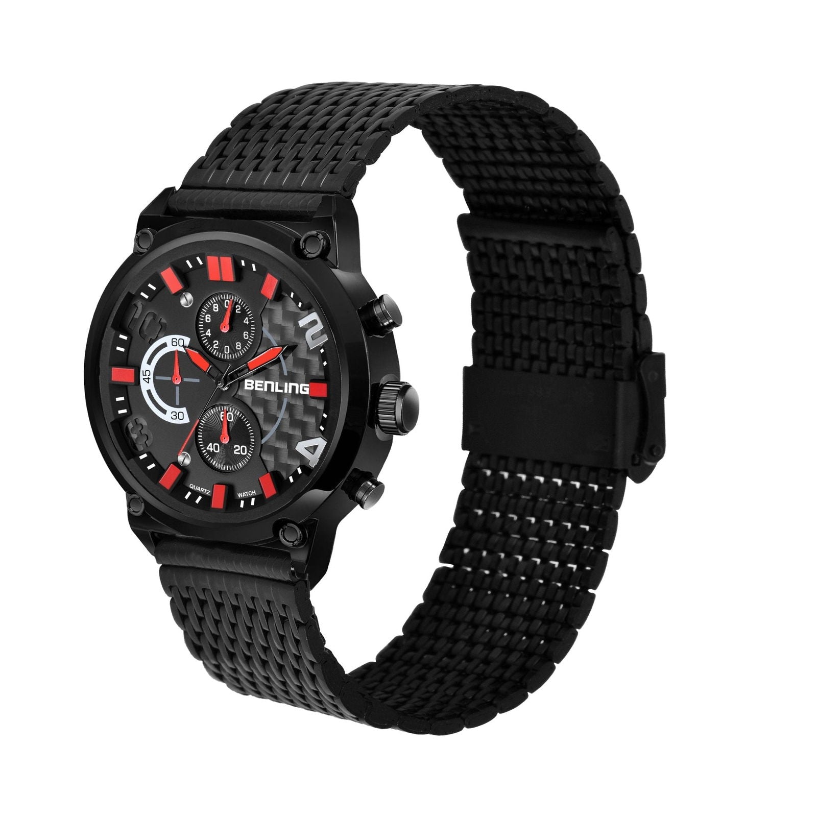 Benling Chronograph Series with Milanese Mesh Band Analog Watch