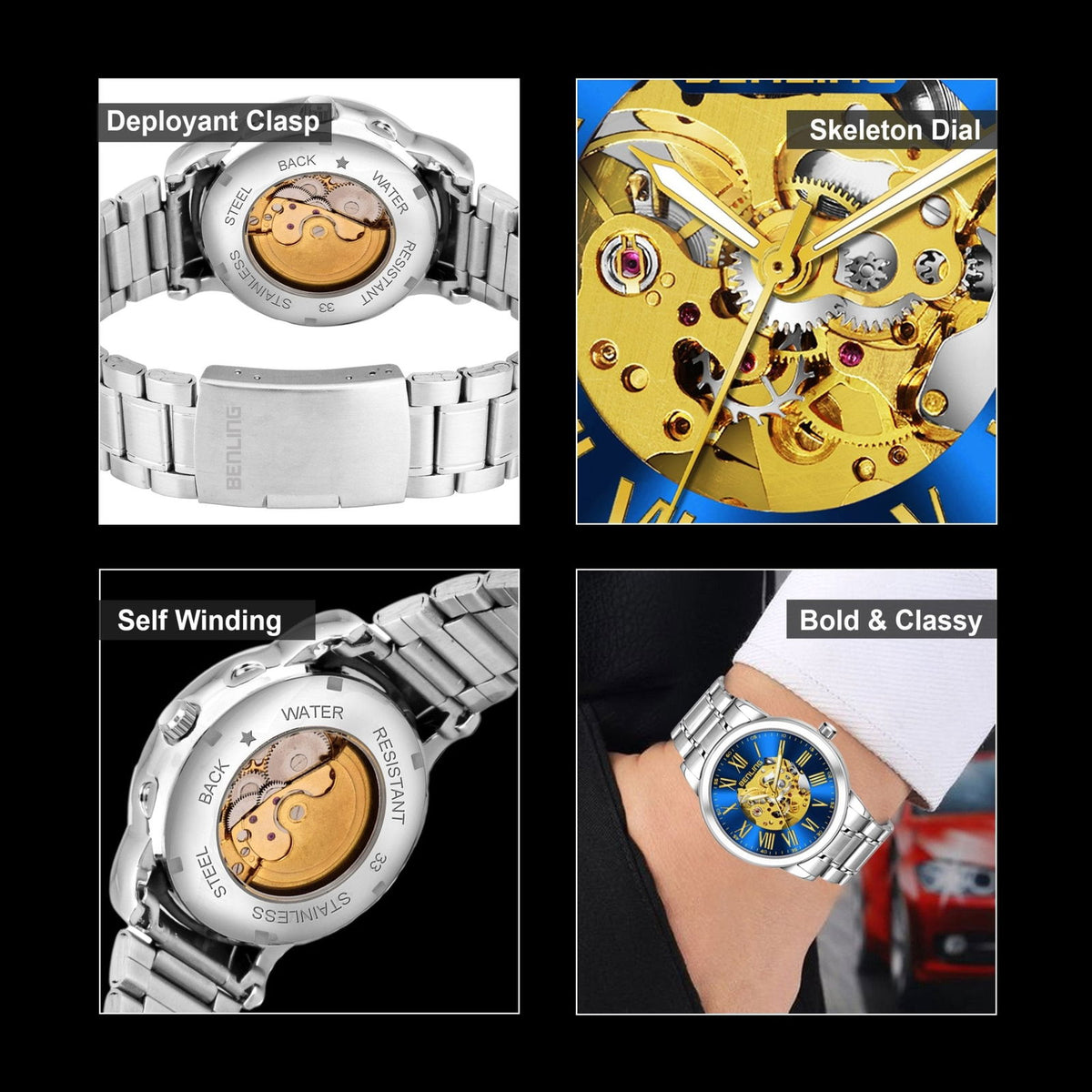 Benling Enigma Automatic Watch - Iconic Collection - Benling