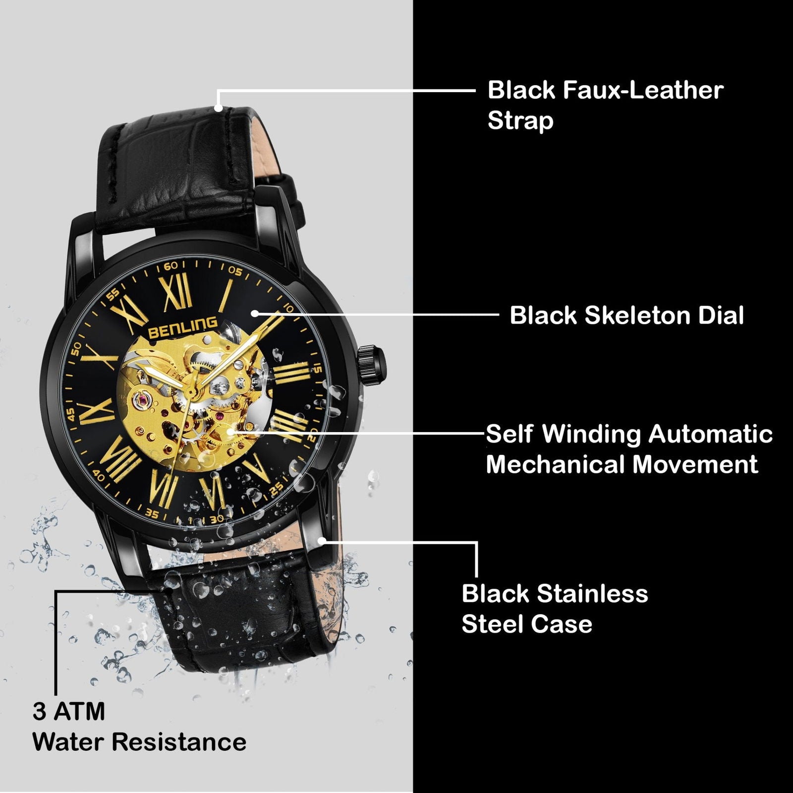 Benling Enigma Automatic Watch - Iconic Collection