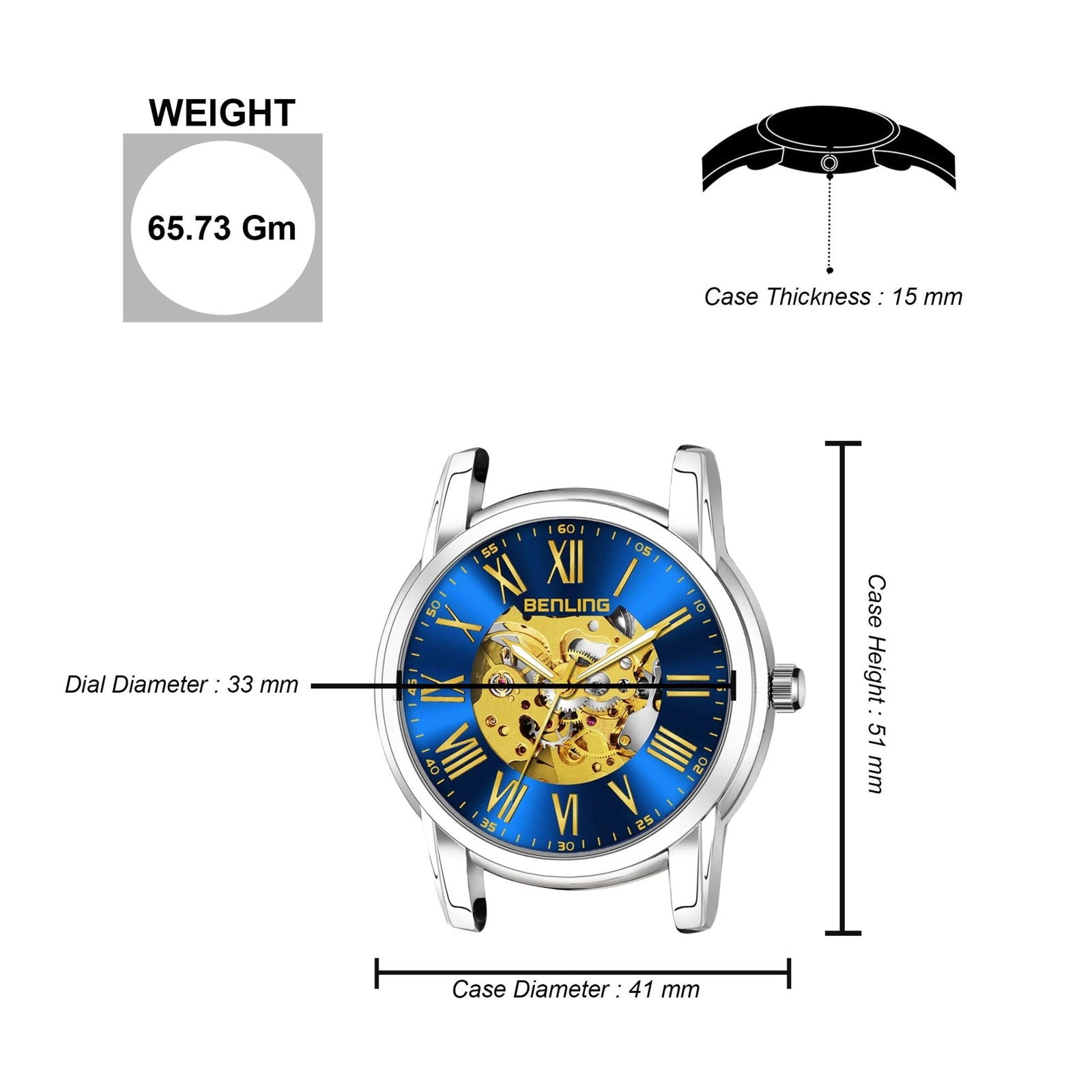 Benling Enigma Automatic Watch - Iconic Collection