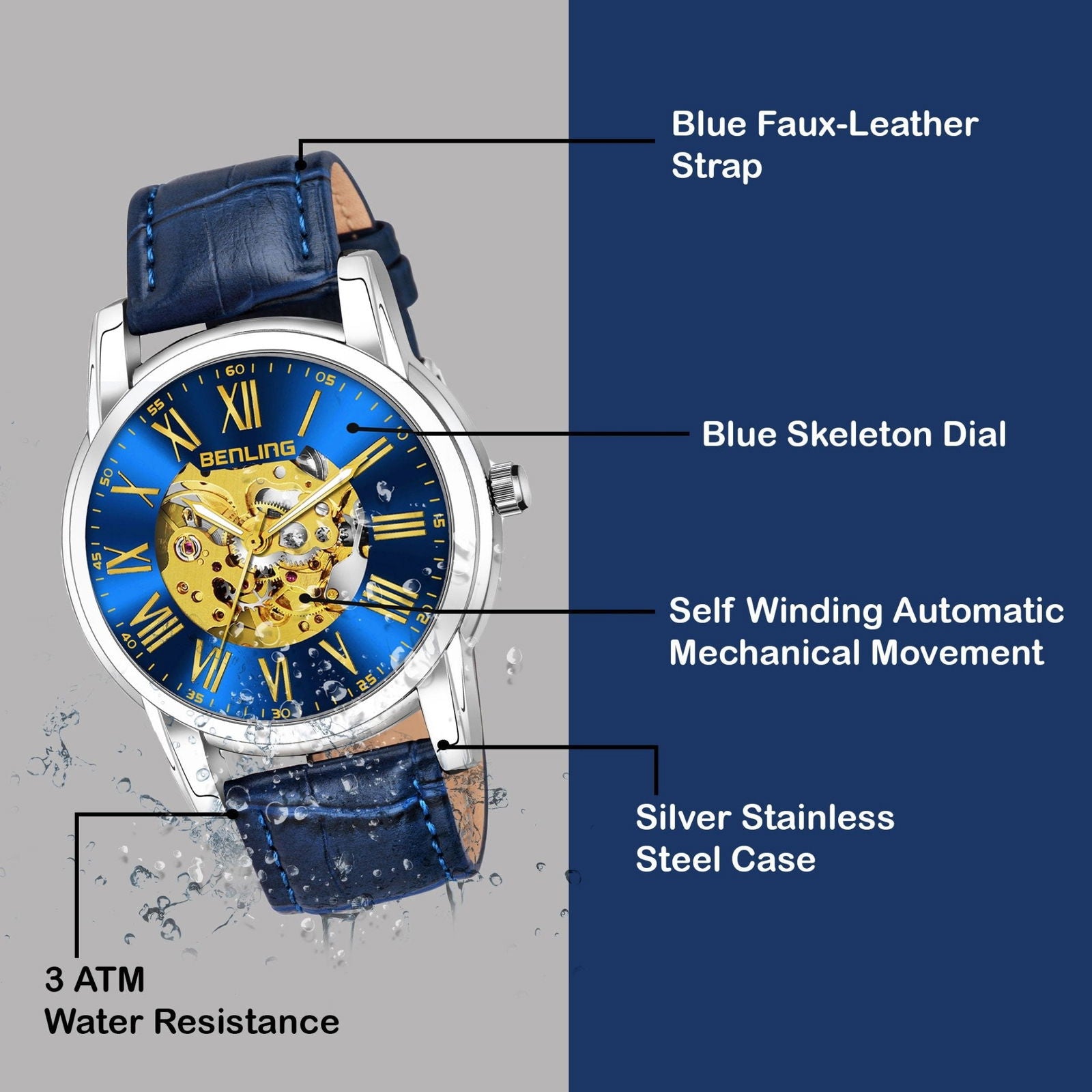 Benling Enigma Automatic Watch - Iconic Collection