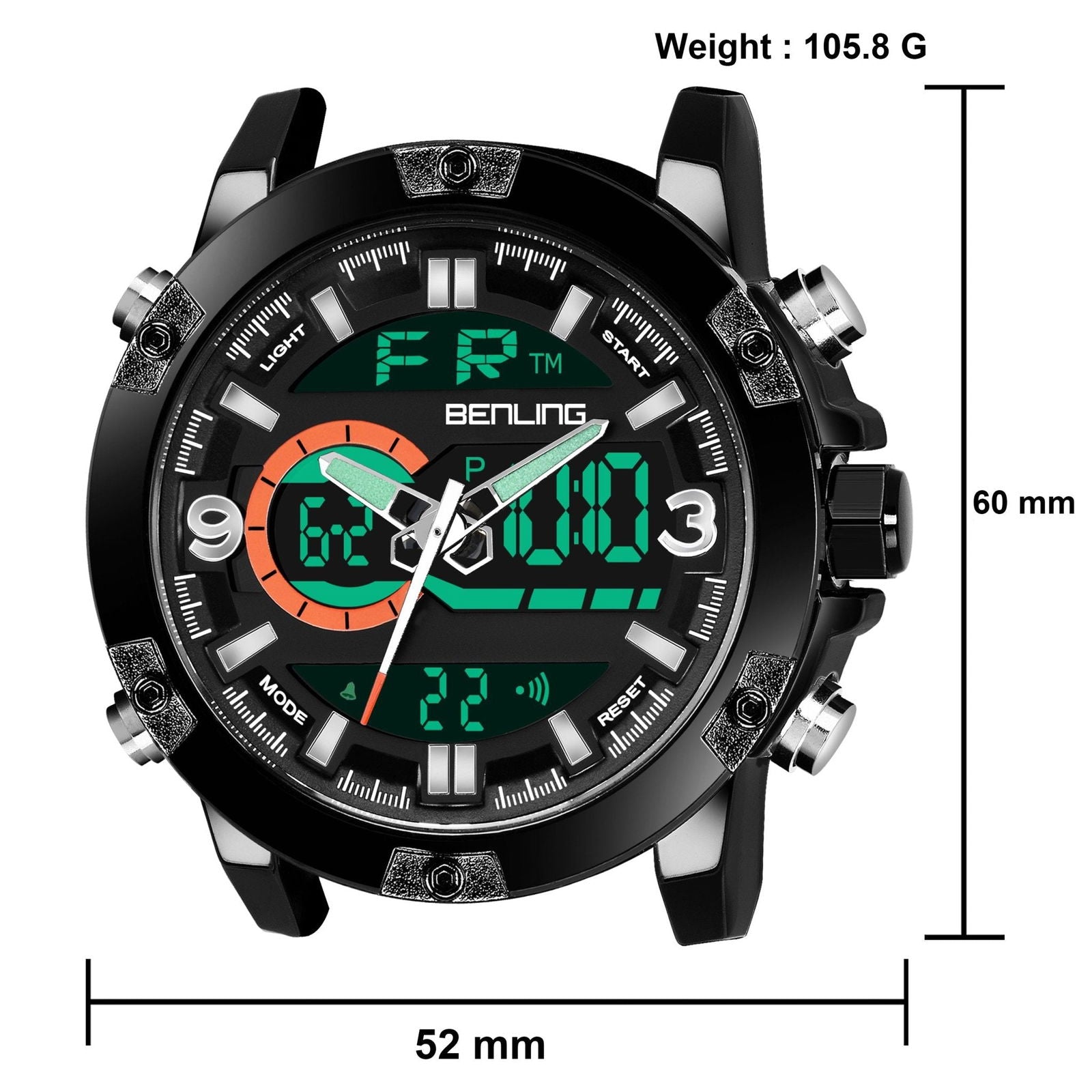 Benling Iconic Modern Ana Digital Watch – BL-1004