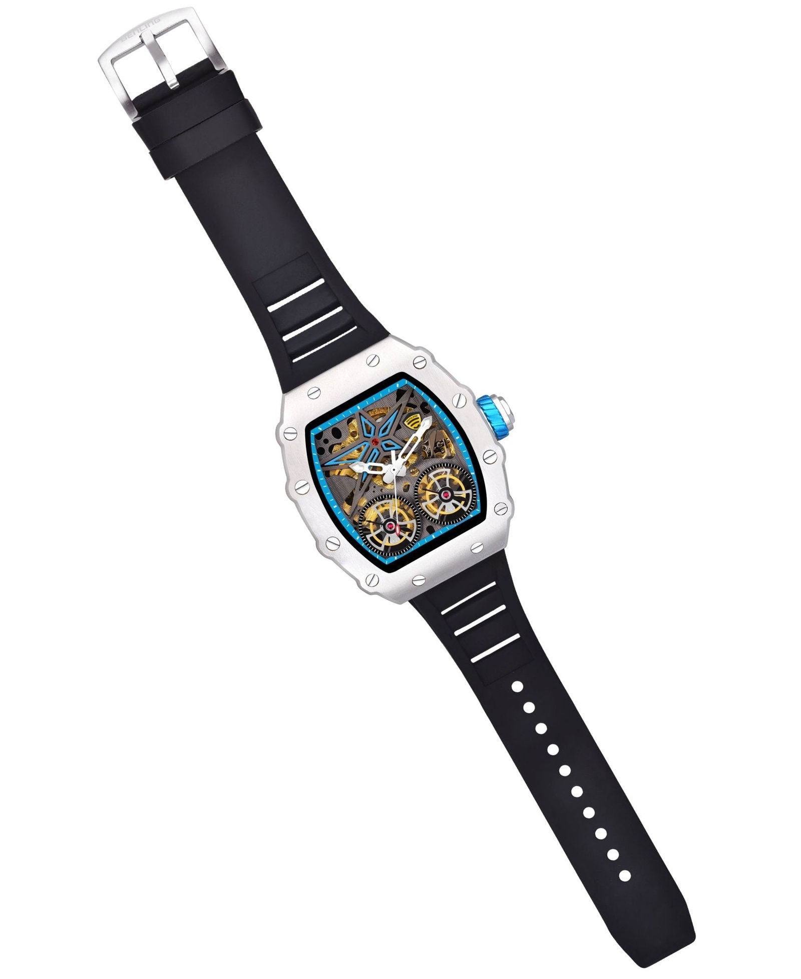Benling Marvel Series Automatic Watch with Flywheel Unique Dial Luxury Watch